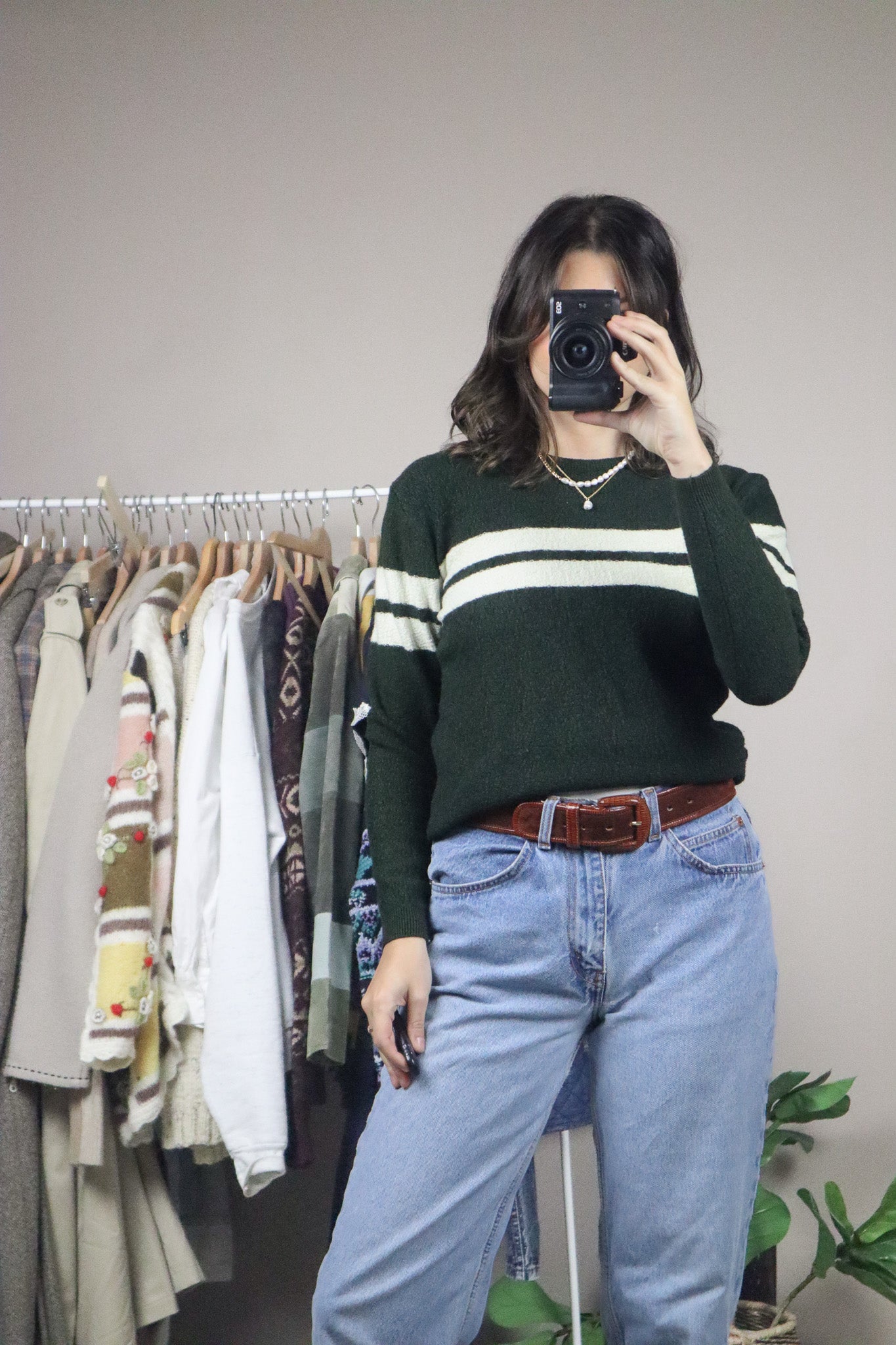 Vintage x Striped Sweater (XS/S)