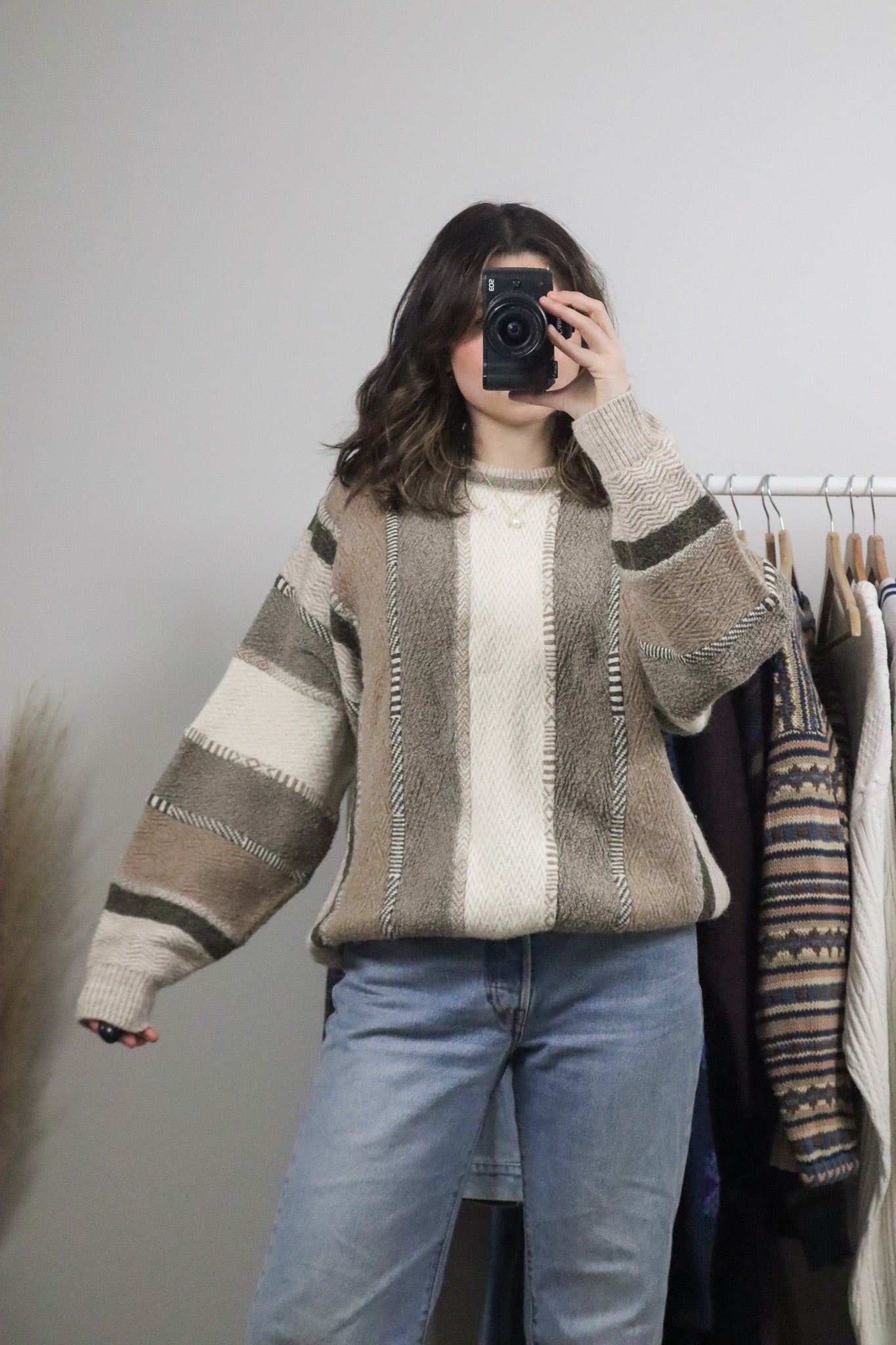 Made in Italy x Vintage x Wool Textured Knit (L)