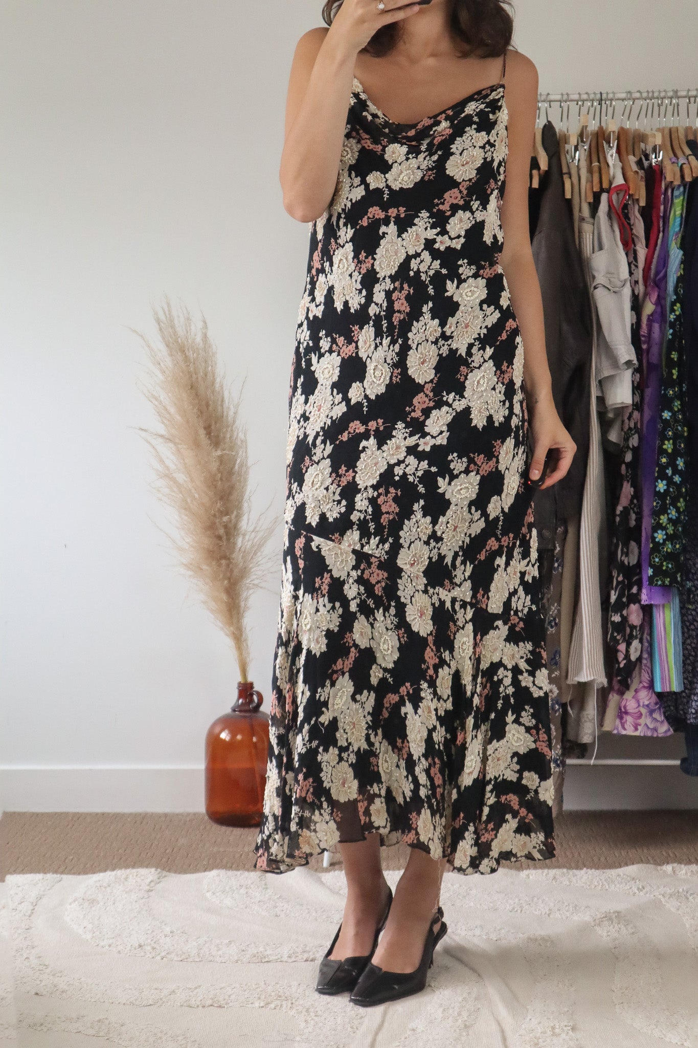 Vintage x Beaded Maxi Dress (8/10)