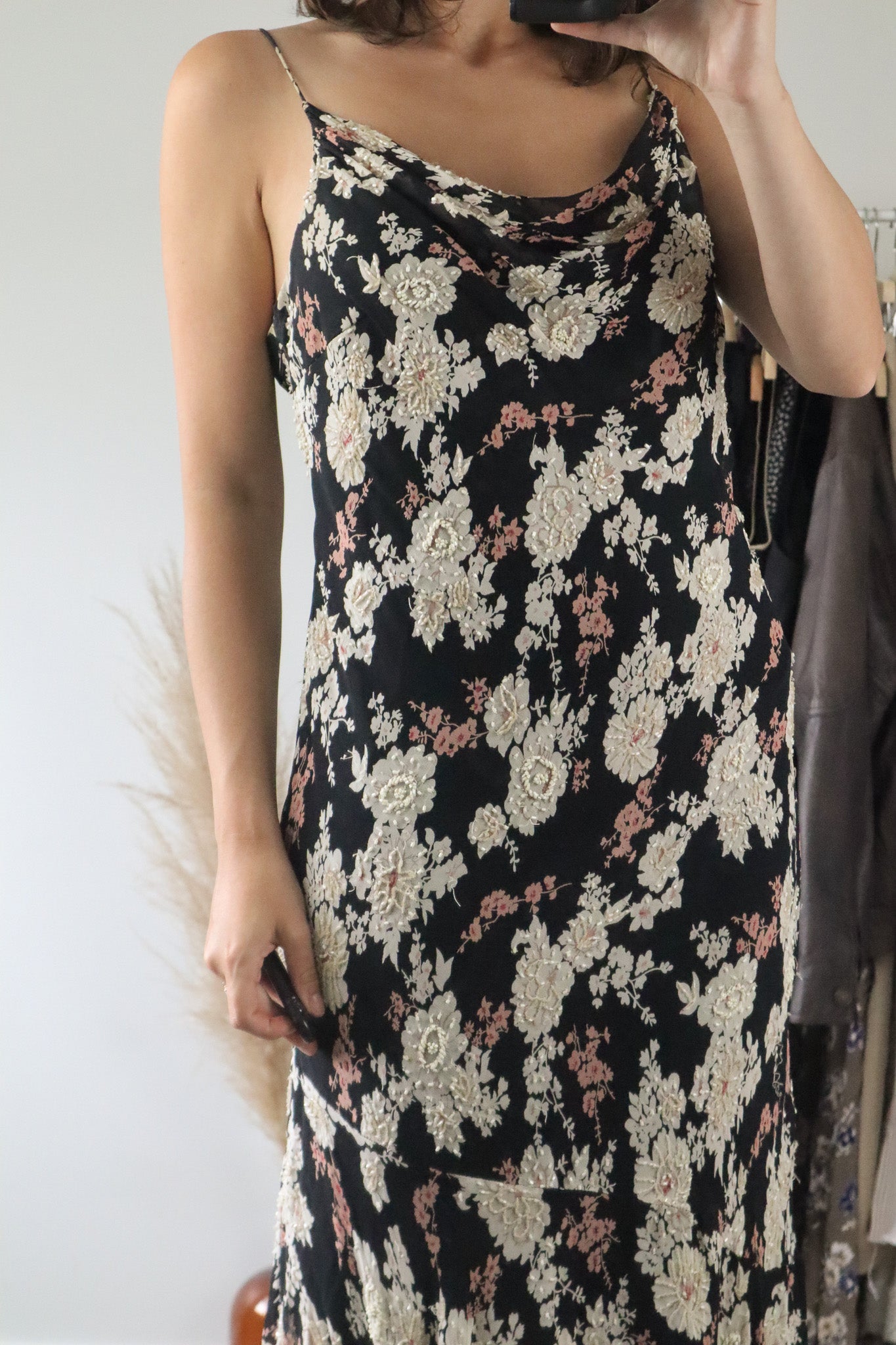 Vintage x Beaded Maxi Dress (8/10)