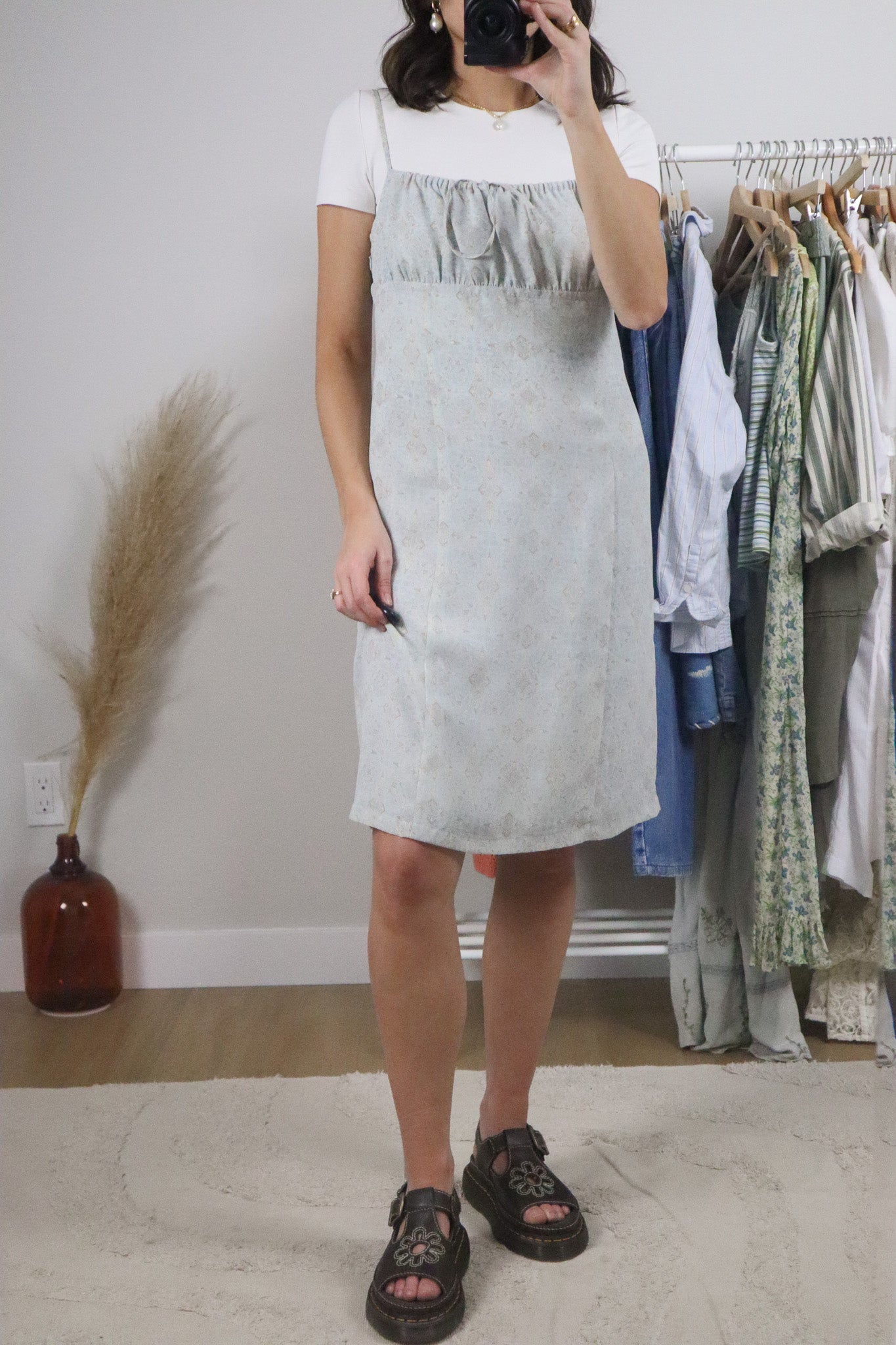 Vintage x Patterned Midi Dress (8)