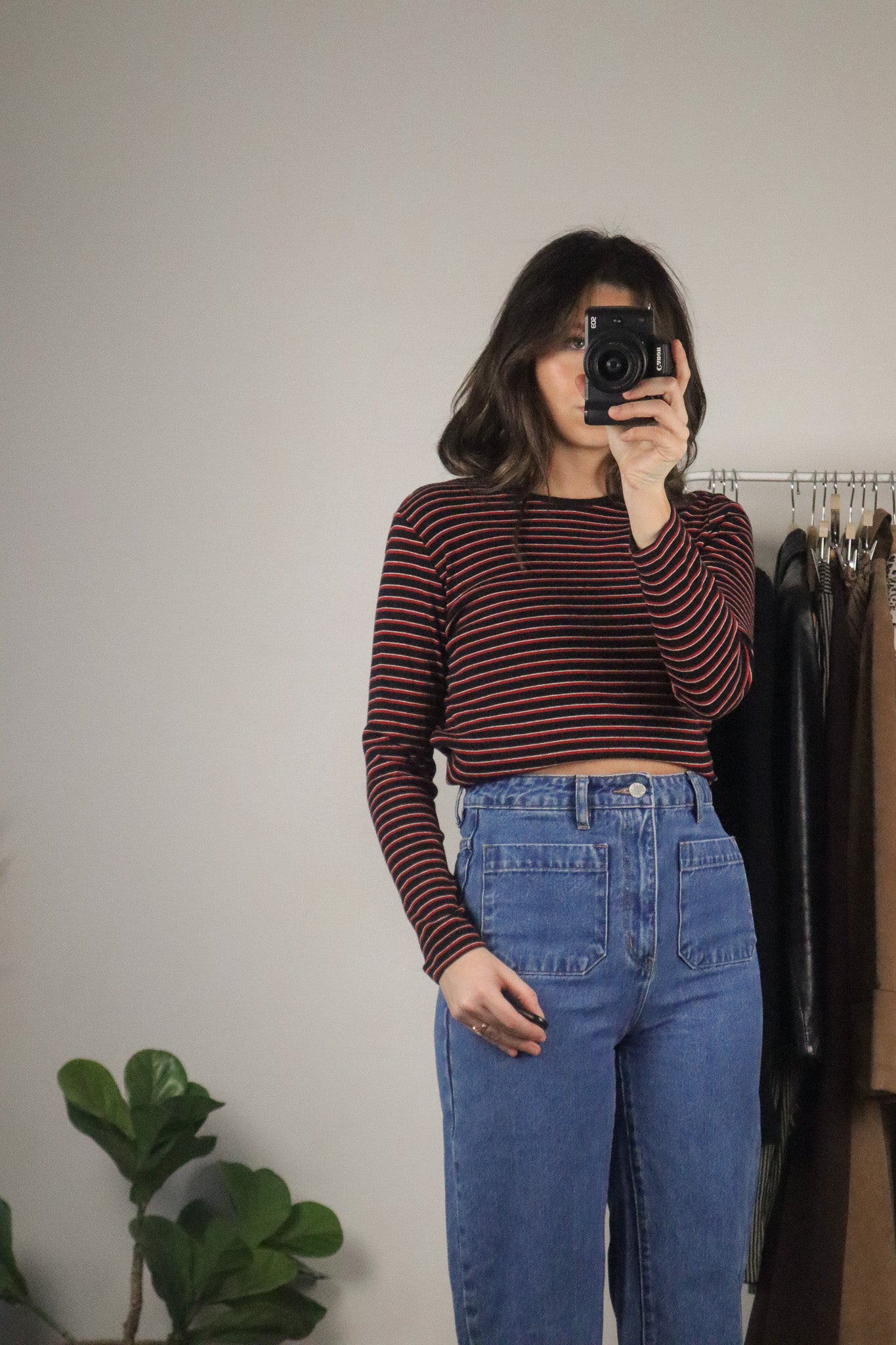 Vintage x Striped Long-Sleeve (S/M)