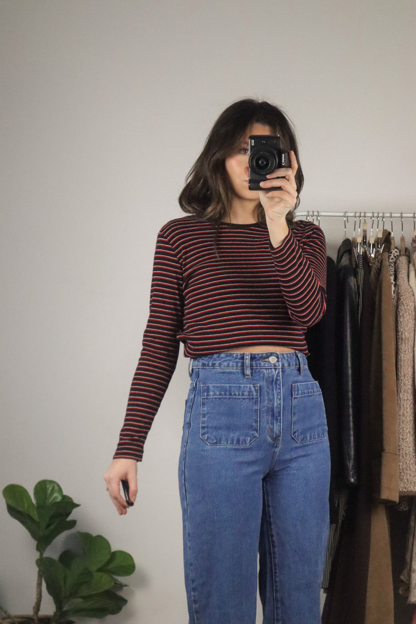 Vintage x Striped Long-Sleeve (S/M)