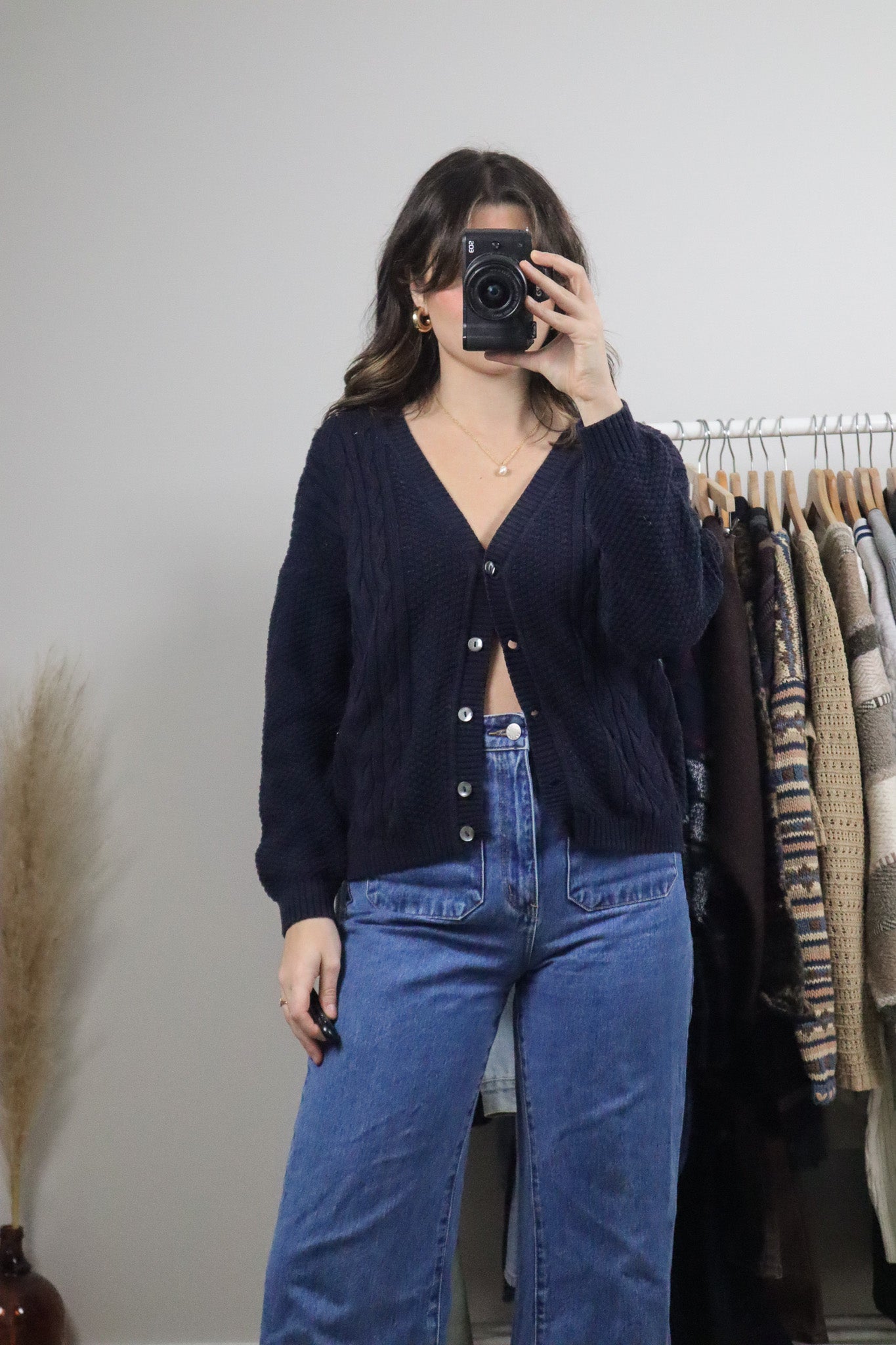 Made in Italy x Vintage x Knit Cardigan (S)