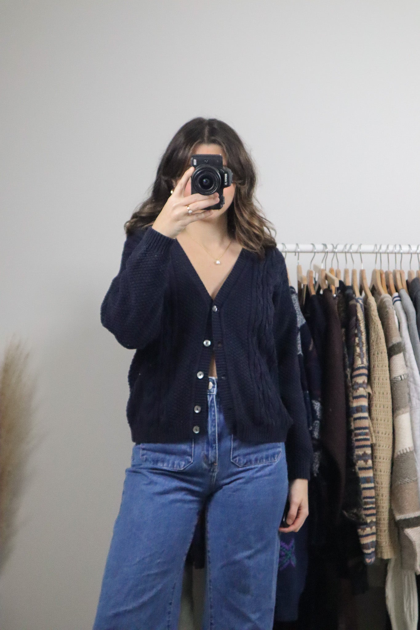 Made in Italy x Vintage x Knit Cardigan (S)