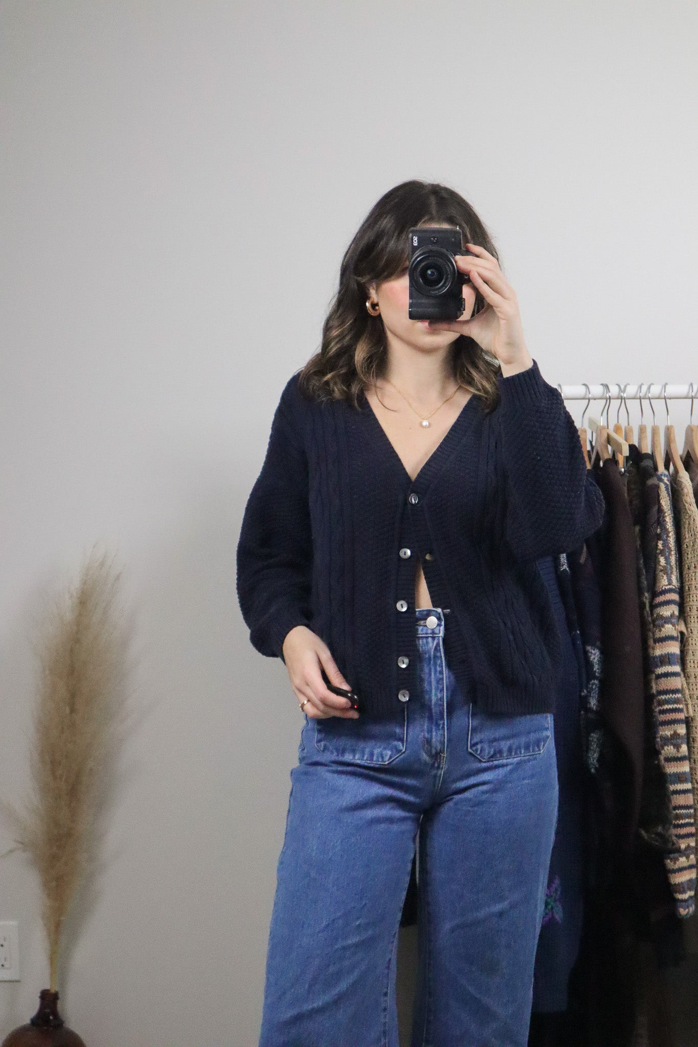 Made in Italy x Vintage x Knit Cardigan (S)