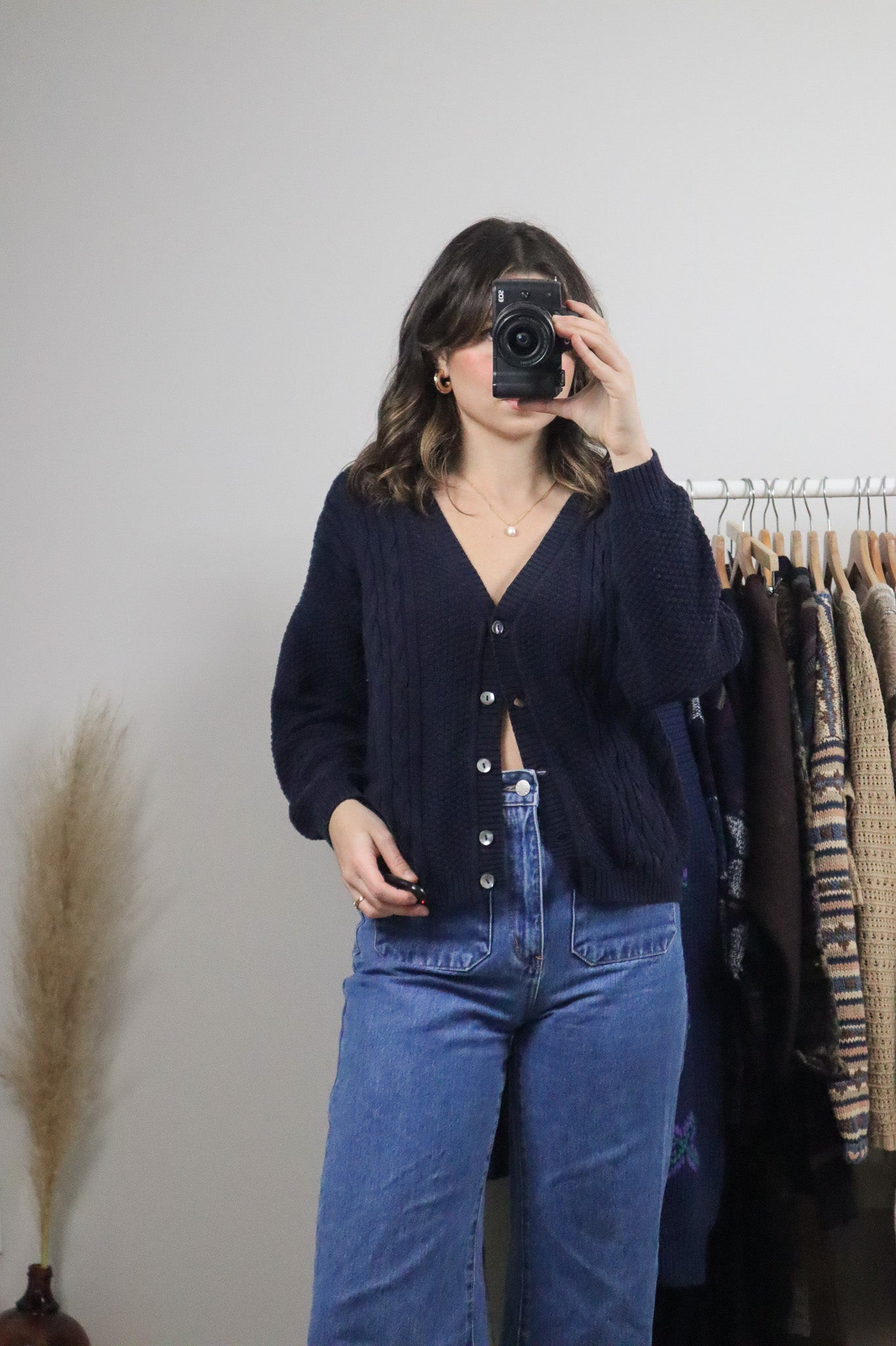 Made in Italy x Vintage x Knit Cardigan (S)