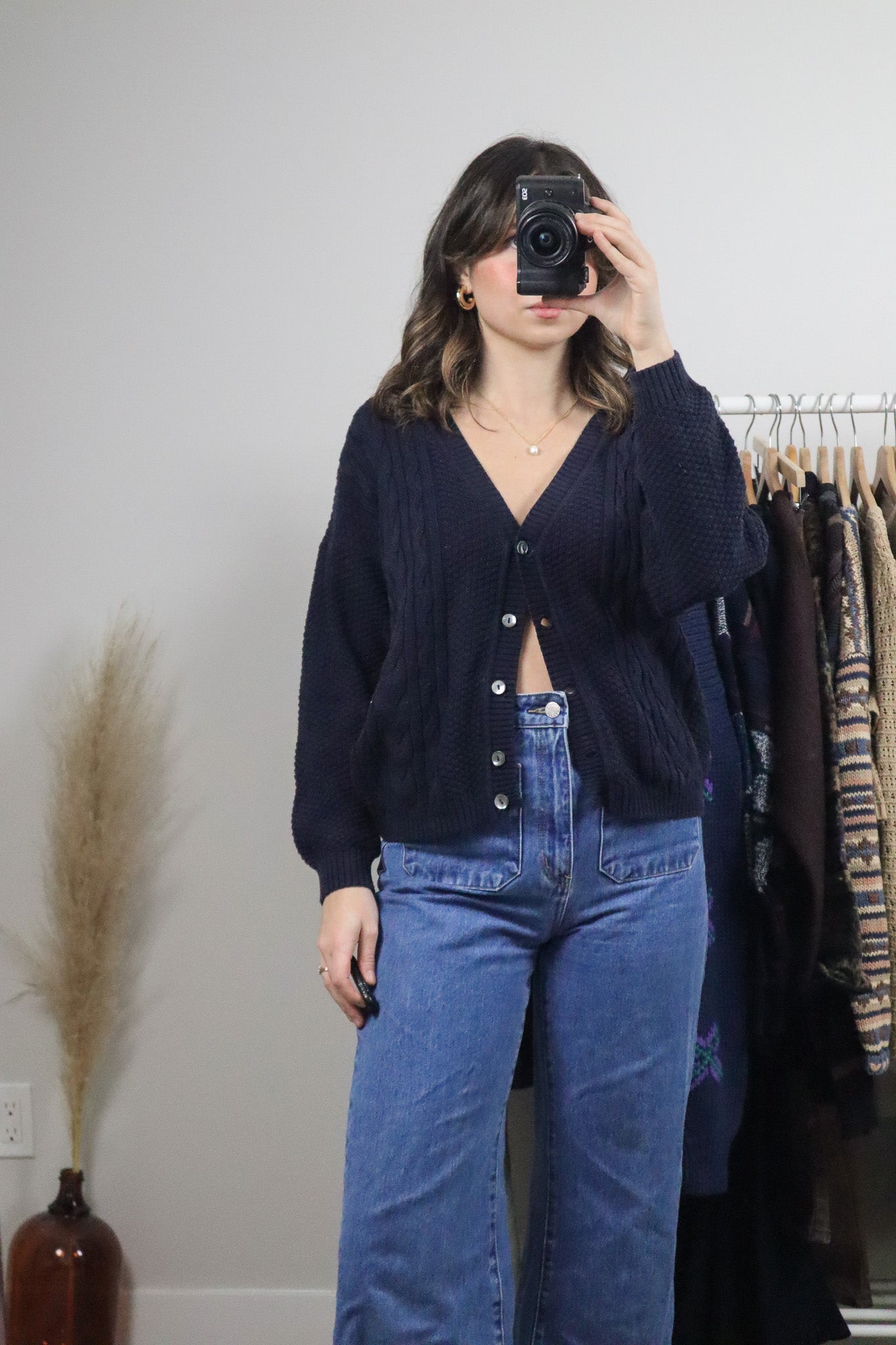 Made in Italy x Vintage x Knit Cardigan (S)