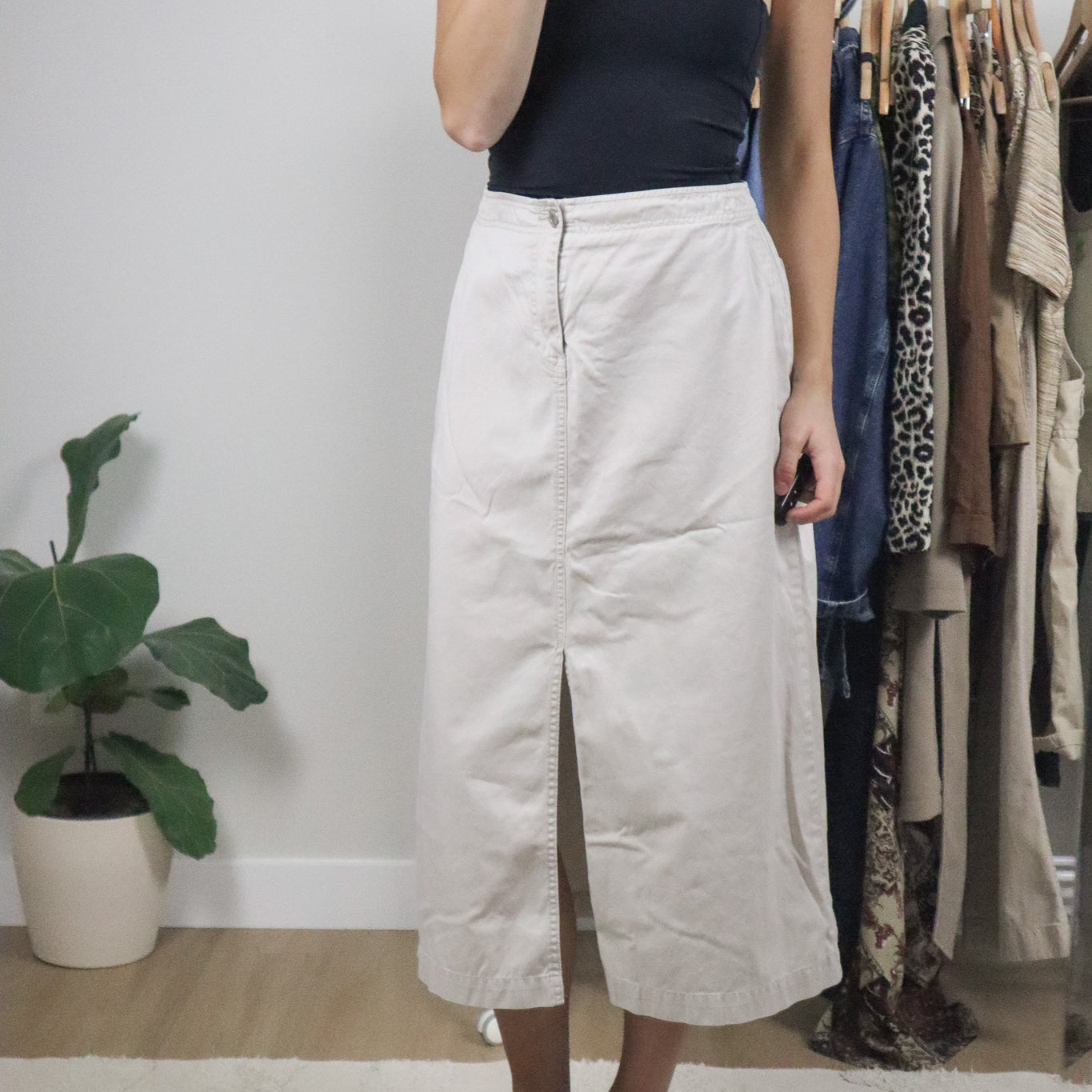 Vintage x Cotton Maxi Skirt (8)