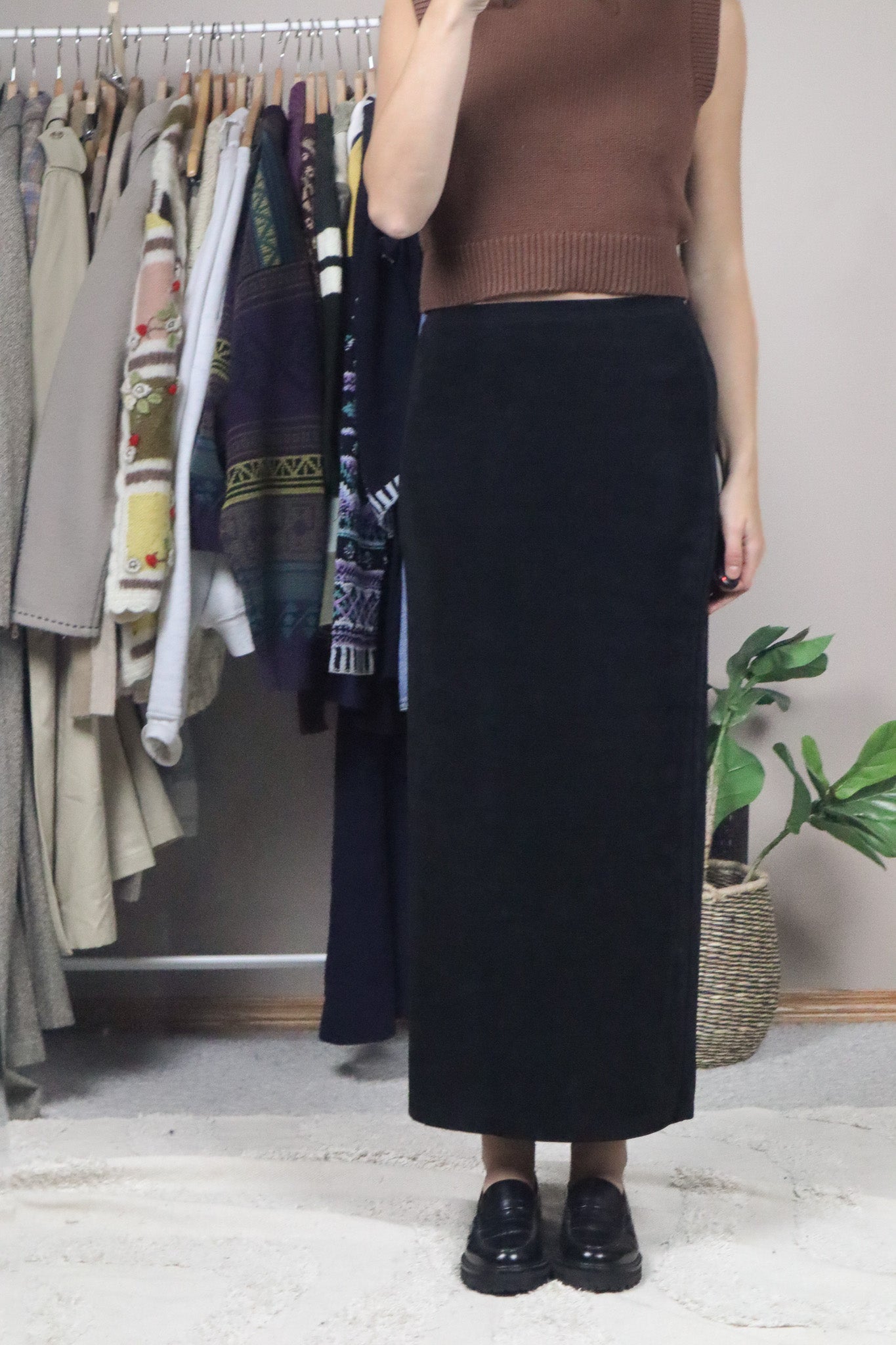 Made in Canada x Vintage x Maxi Skirt (XS/S)