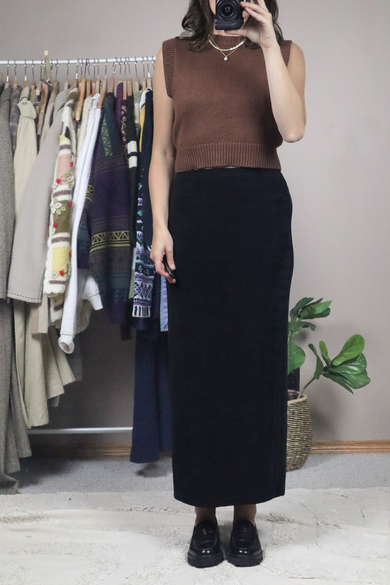 Made in Canada x Vintage x Maxi Skirt (XS/S)