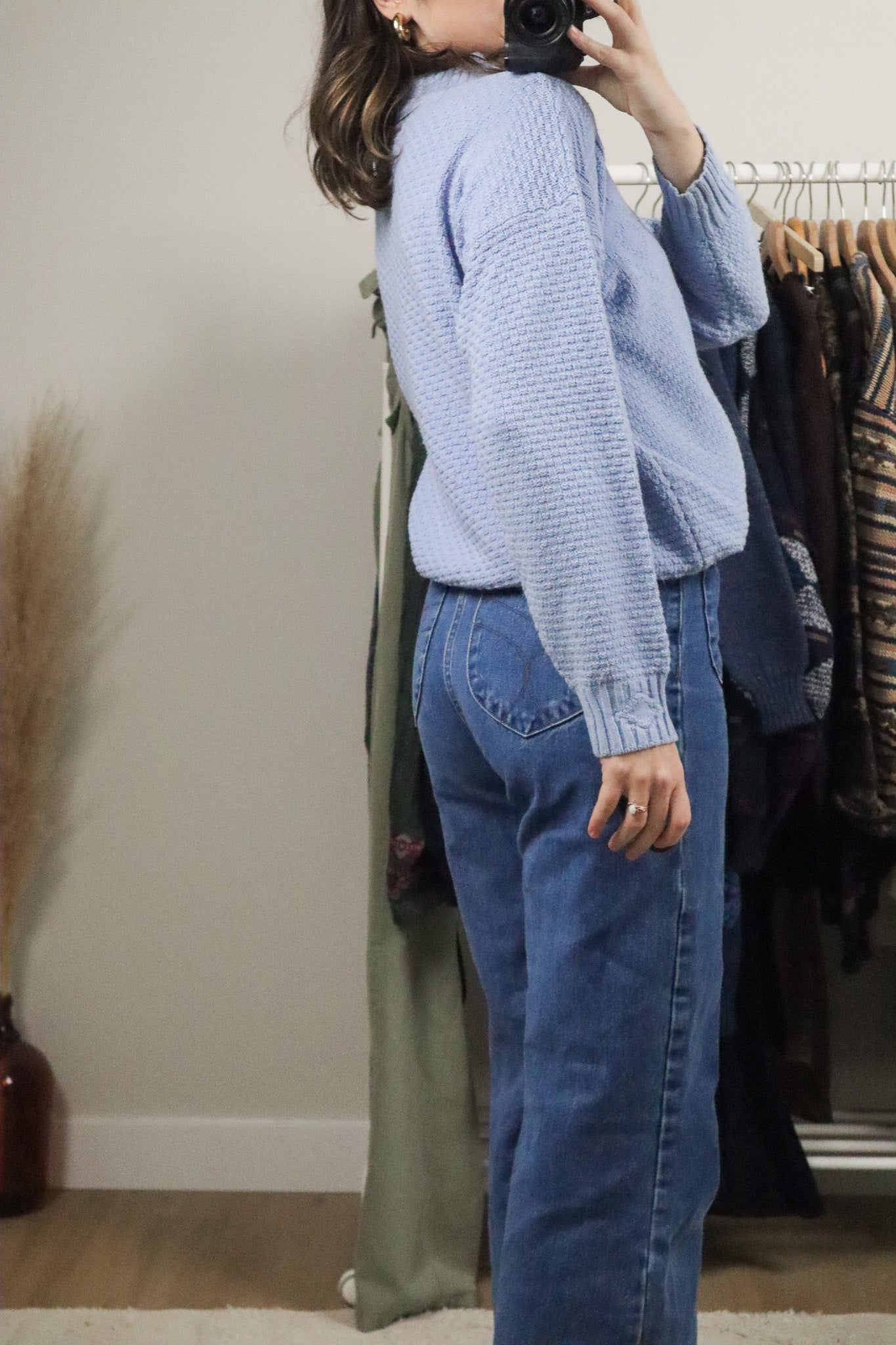 Vintage x Flower Knit Sweater (S)