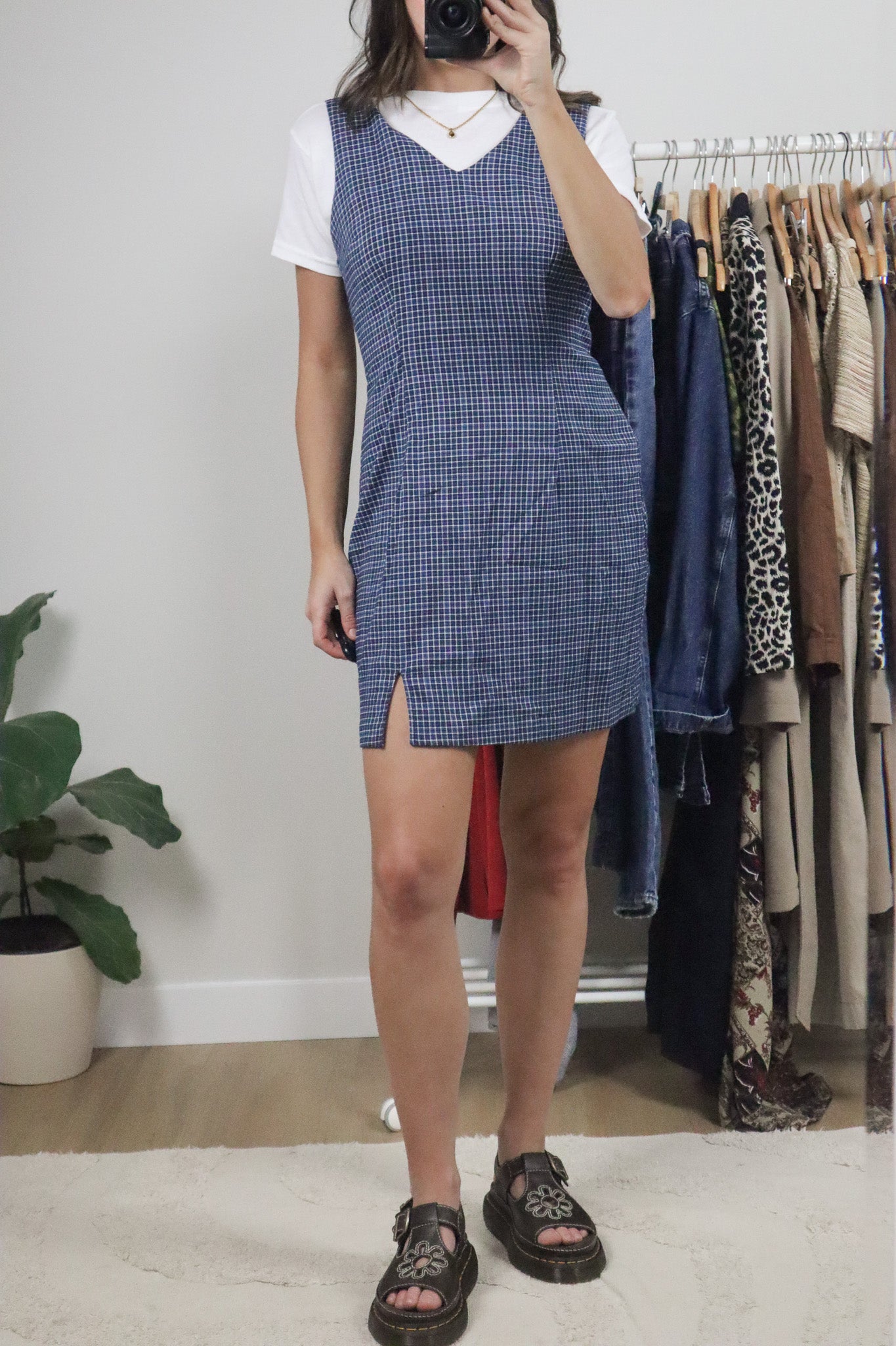 Made in Canada x Vintage x Plaid Dress (8)