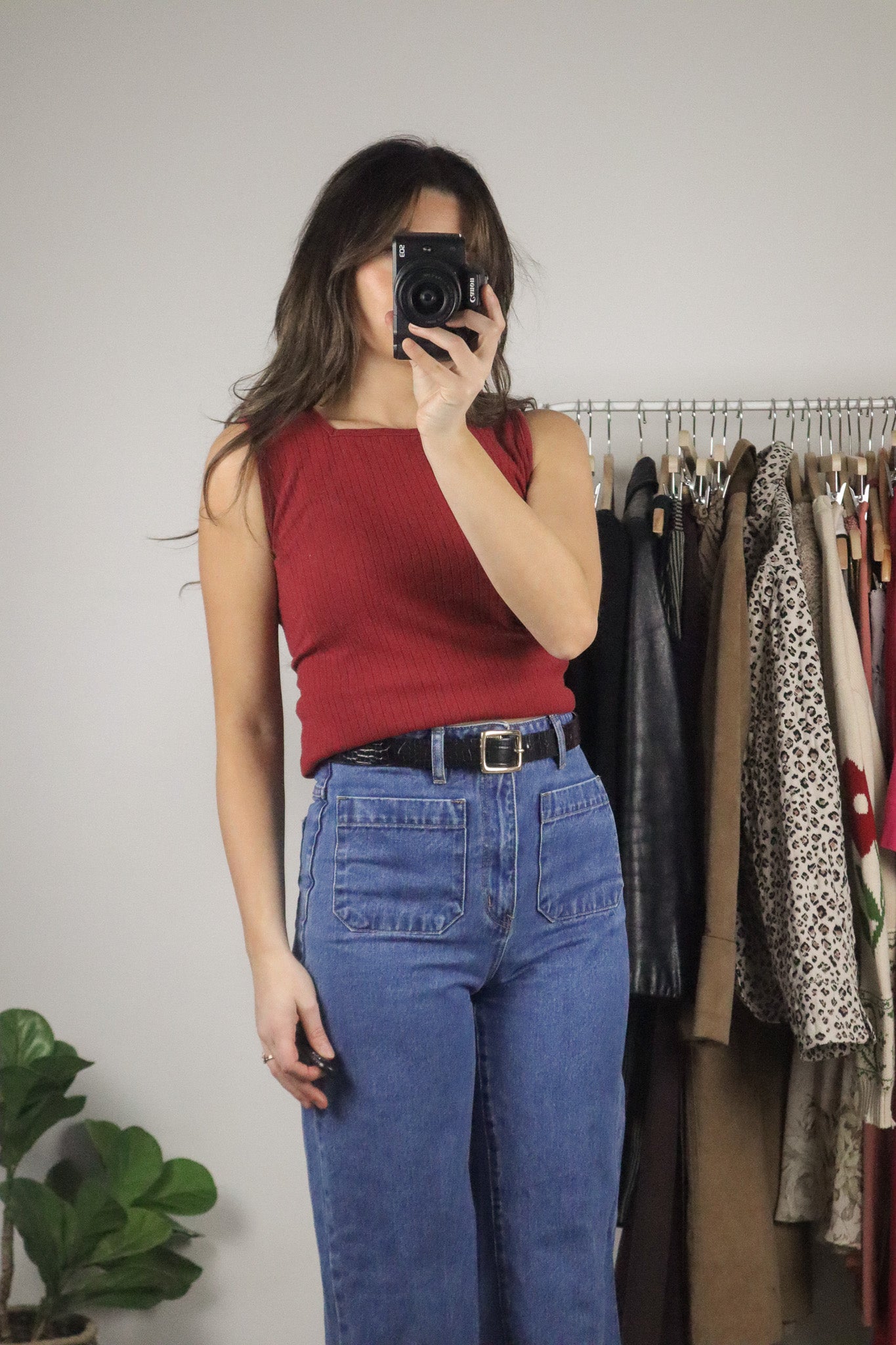 Vintage x Square Neck Tank (L)