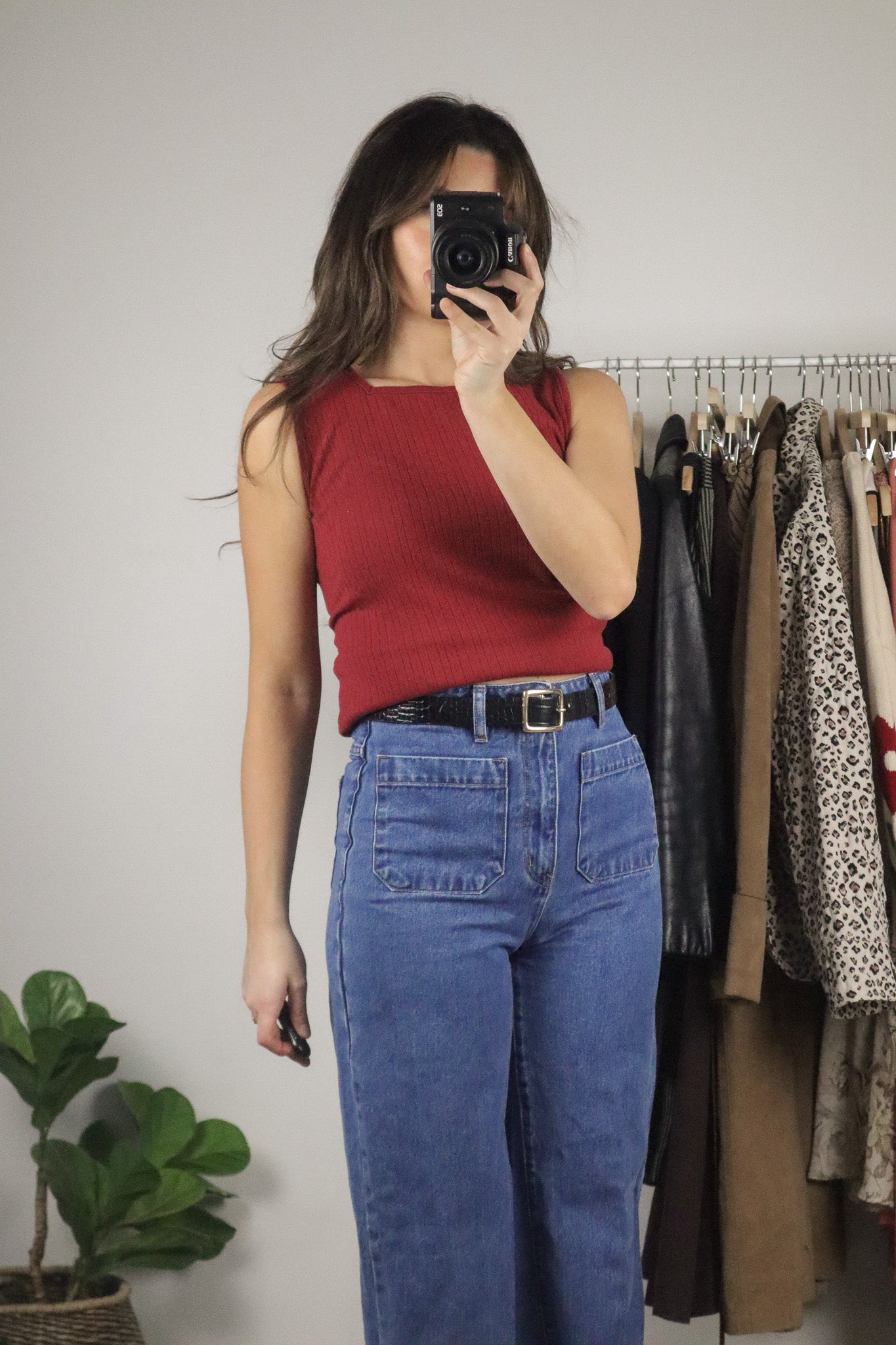 Vintage x Square Neck Tank (L)