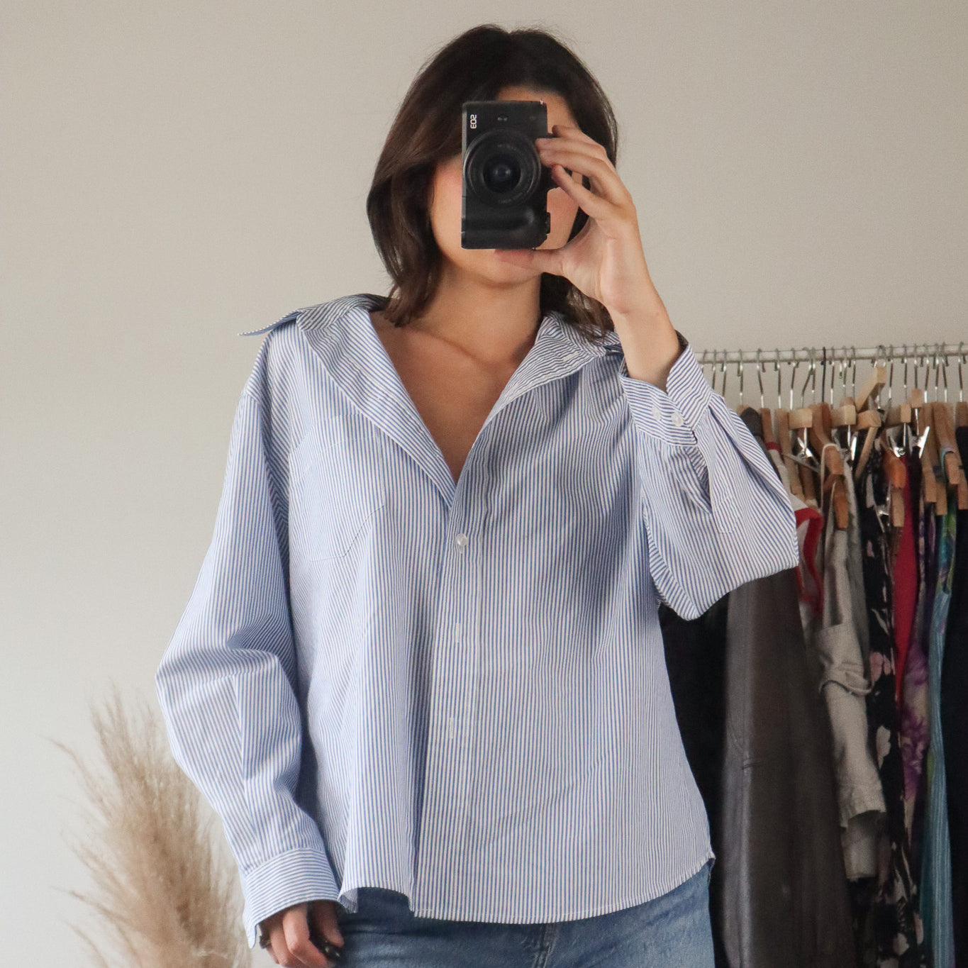 Vintage x Pinstrip Button Down (S)