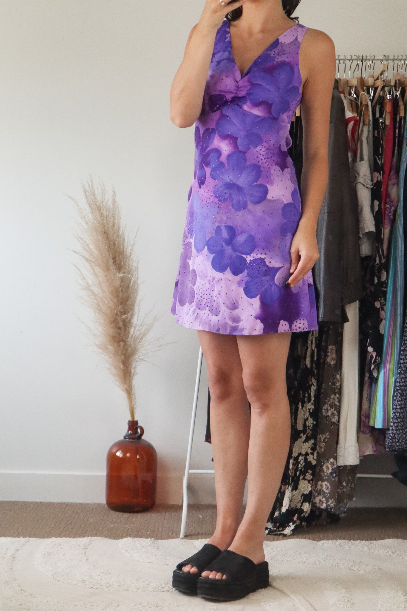 Made in USA x Vintage x Floral Dress (S)