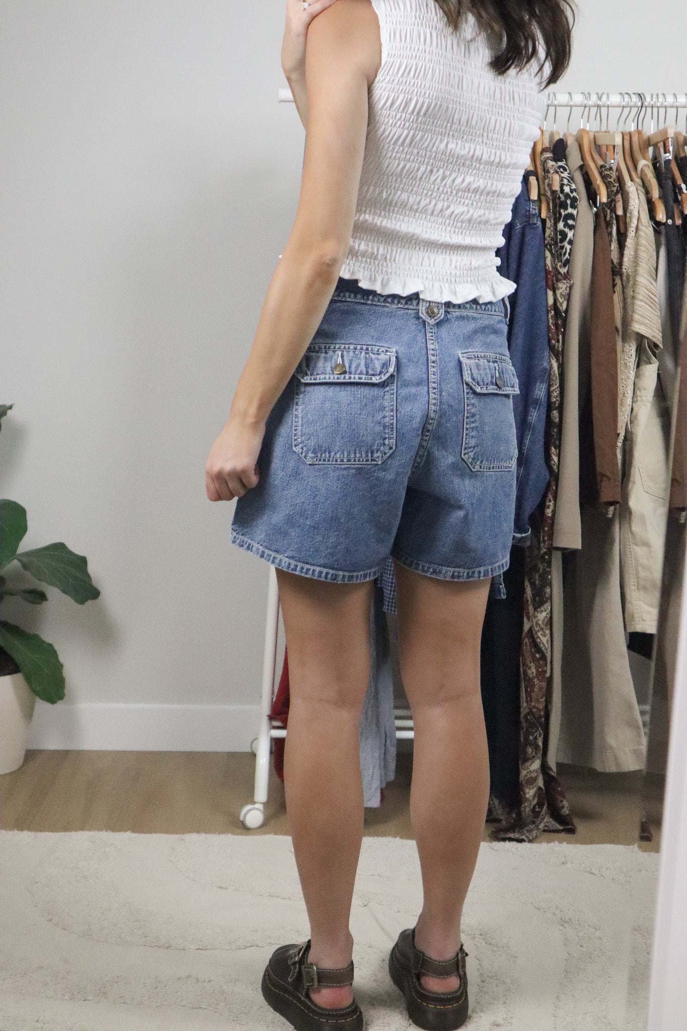 Vintage x Denim Cargo Shorts (12)