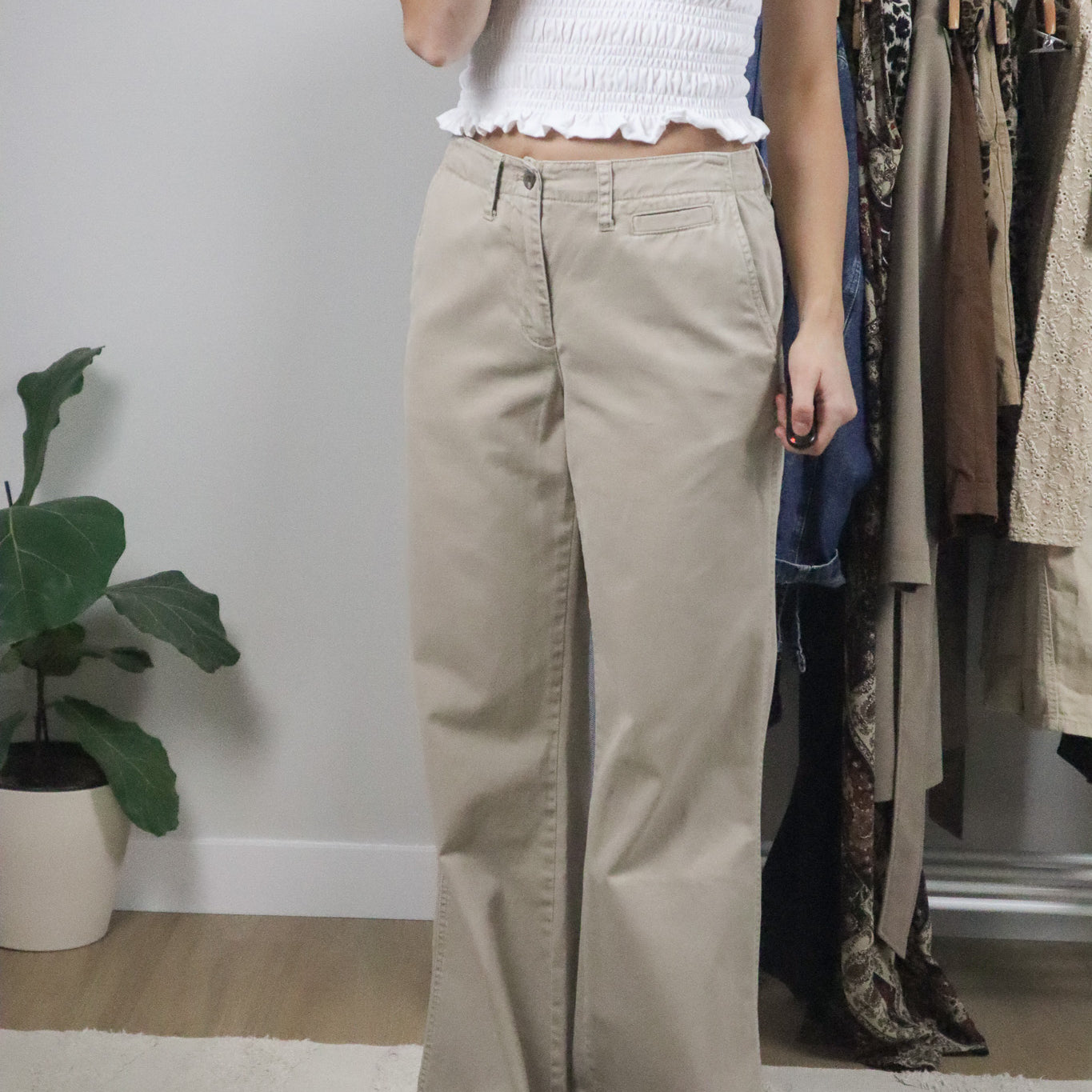 Vintage x Ralph Lauren x Cotton Wide Leg Pants (8)