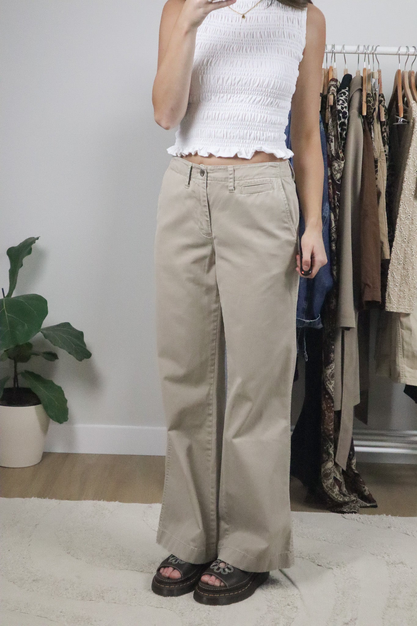 Vintage x Ralph Lauren x Cotton Wide Leg Pants (8)