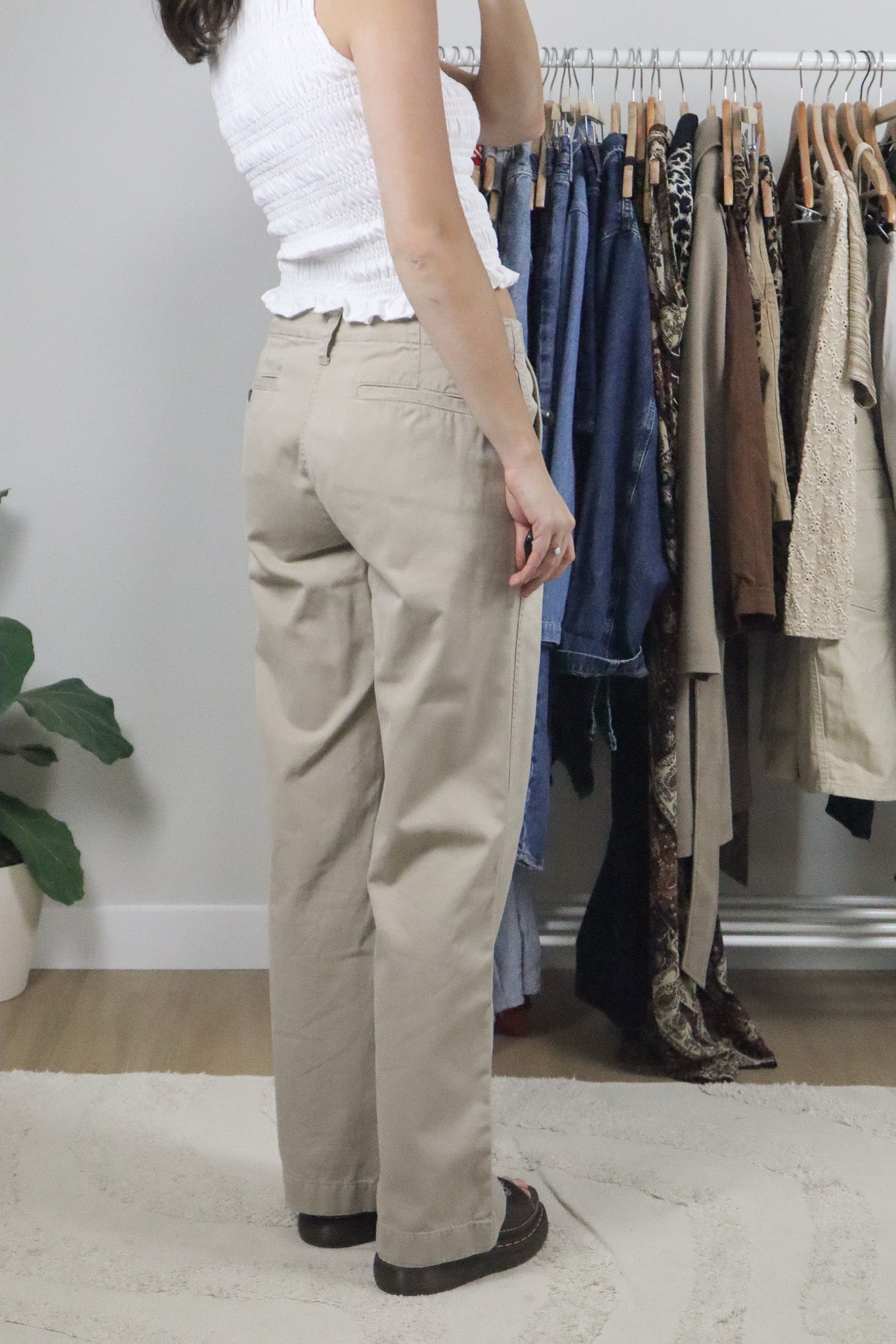 Vintage x Ralph Lauren x Cotton Wide Leg Pants (8)