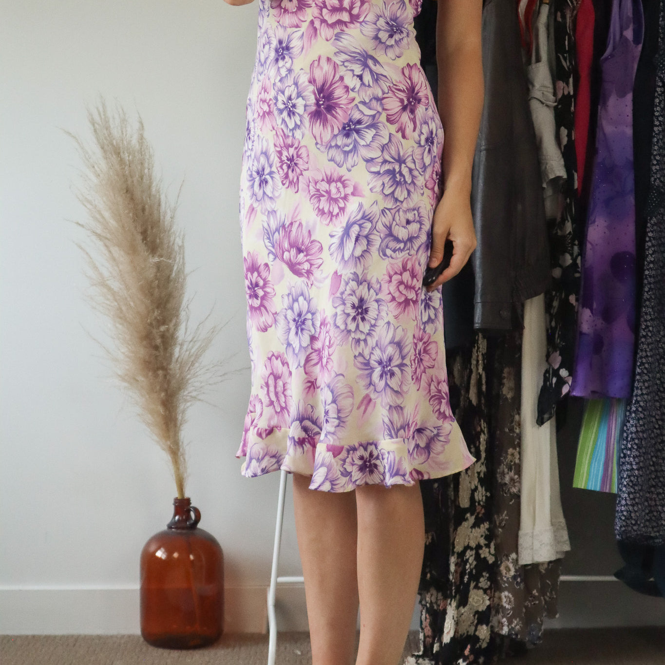 Vintage x Floral Midi Dress (6)