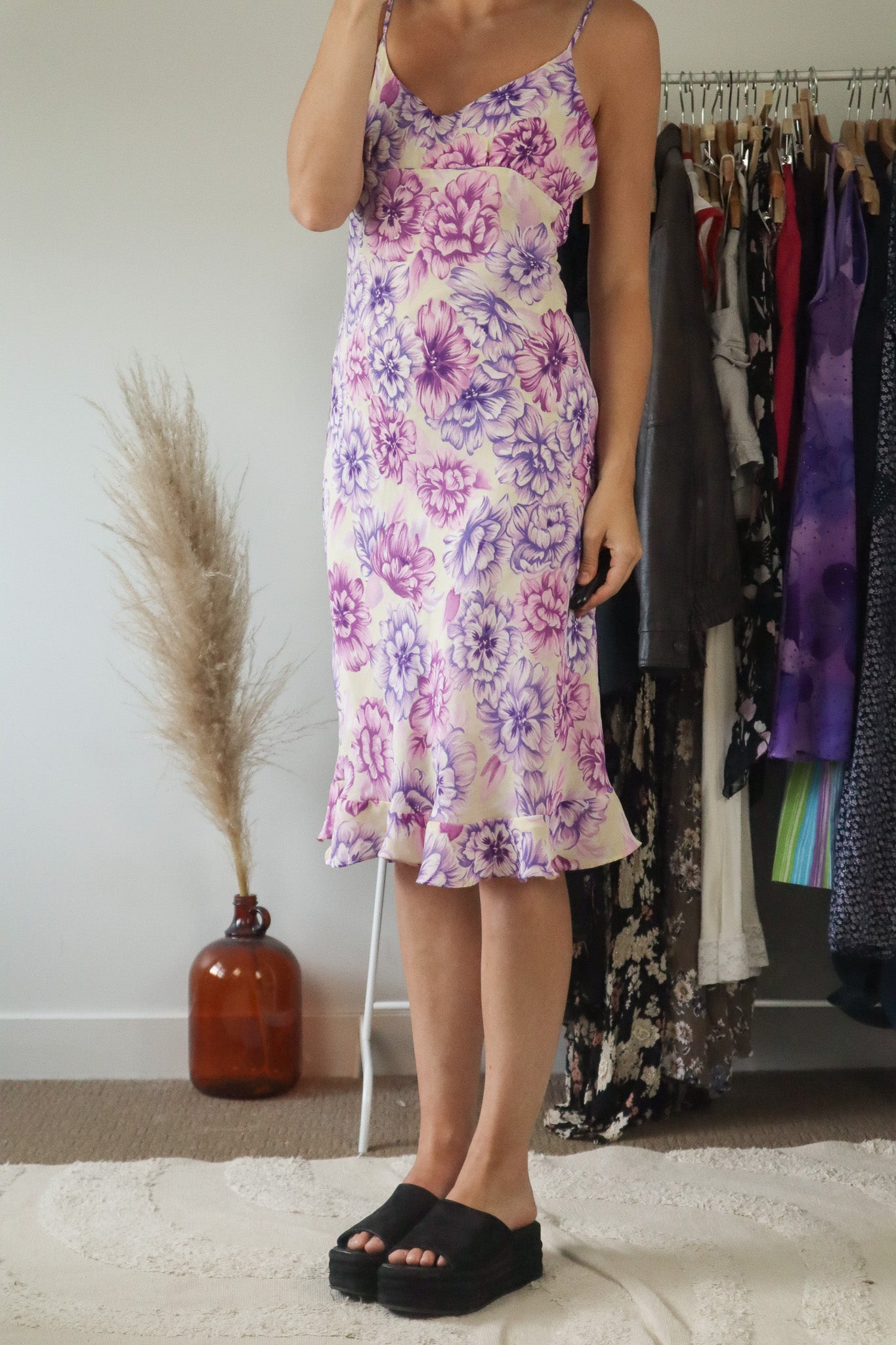 Vintage x Floral Midi Dress (6)