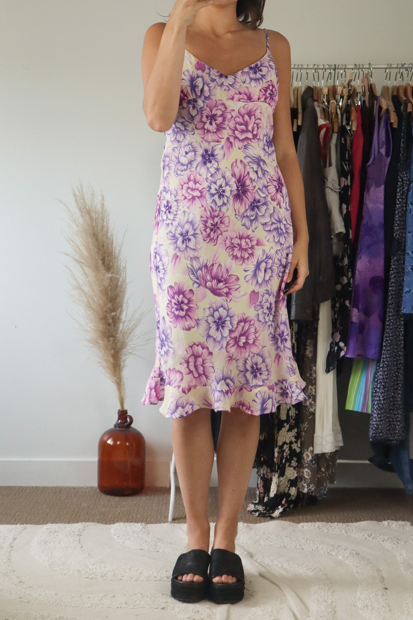 Vintage x Floral Midi Dress (6)