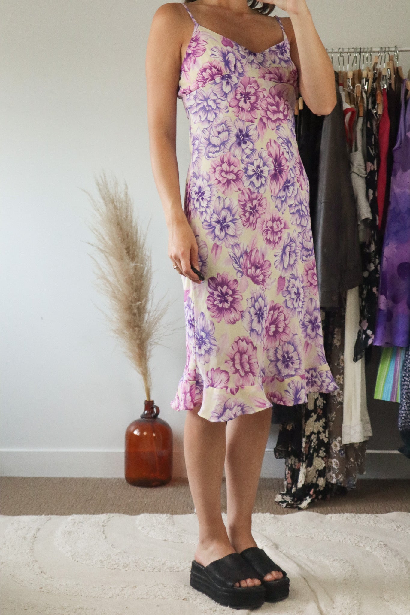 Vintage x Floral Midi Dress (6)