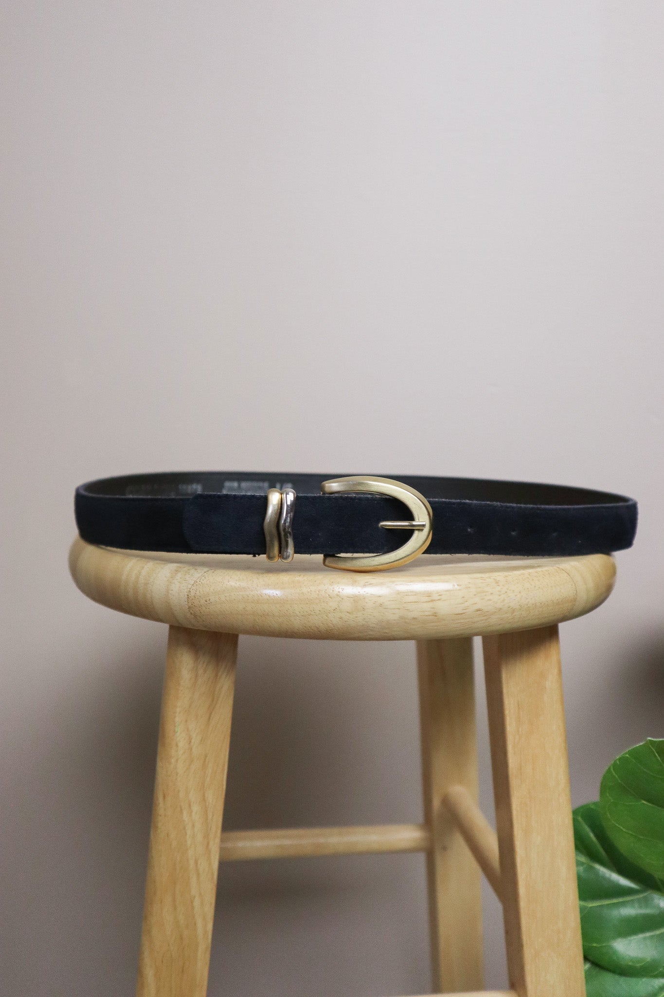 Made in Canada x Vintage x Suede Belt (M)