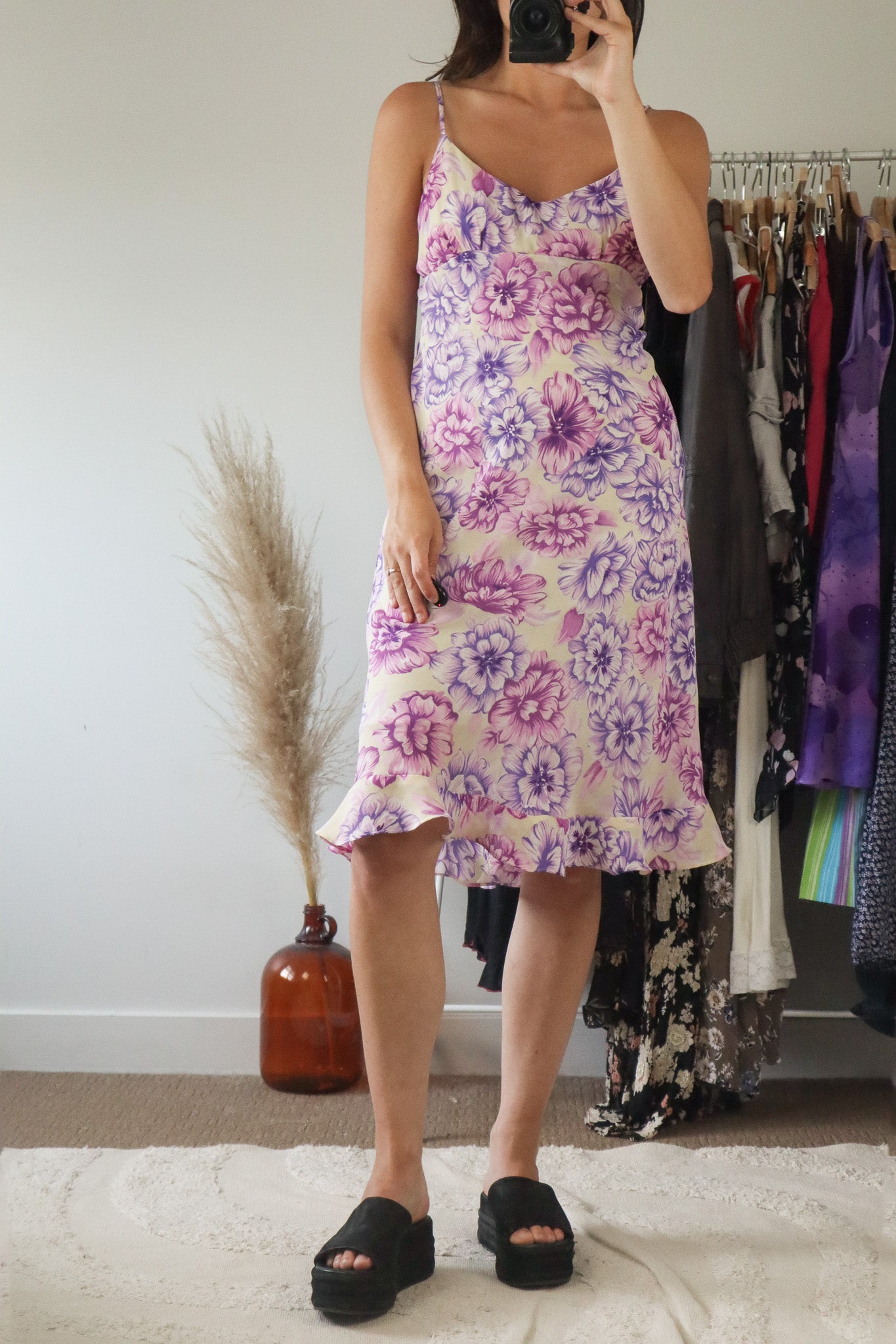 Vintage x Floral Midi Dress (6)