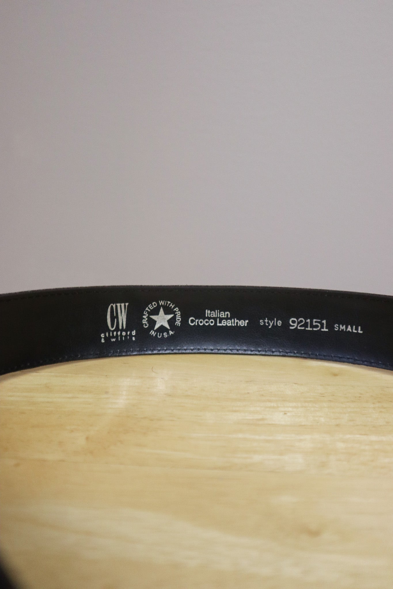 Made in USA x Leather Belt (XS/S)