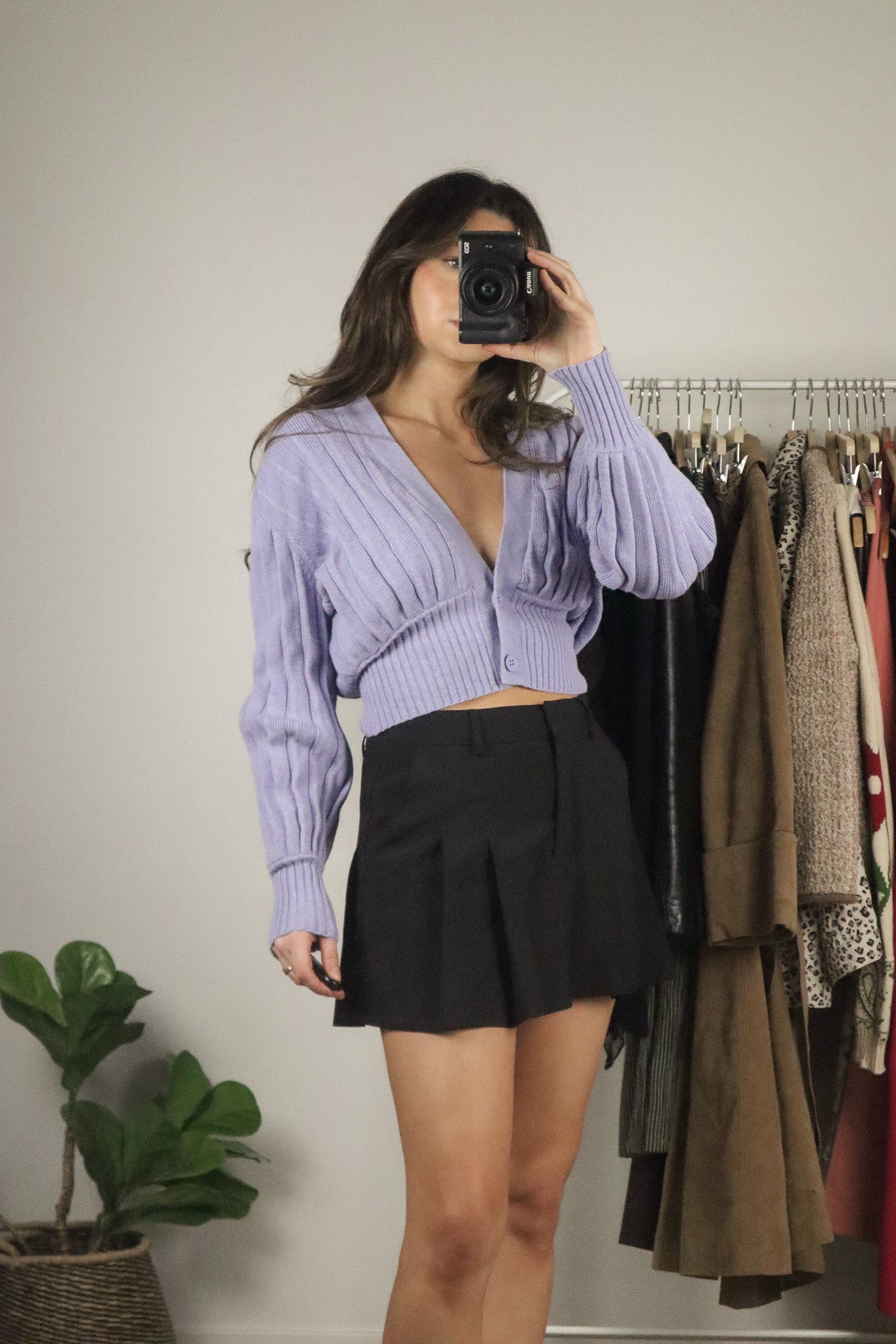 Wilfred x Wool Blend V-Neck Cardi (S)