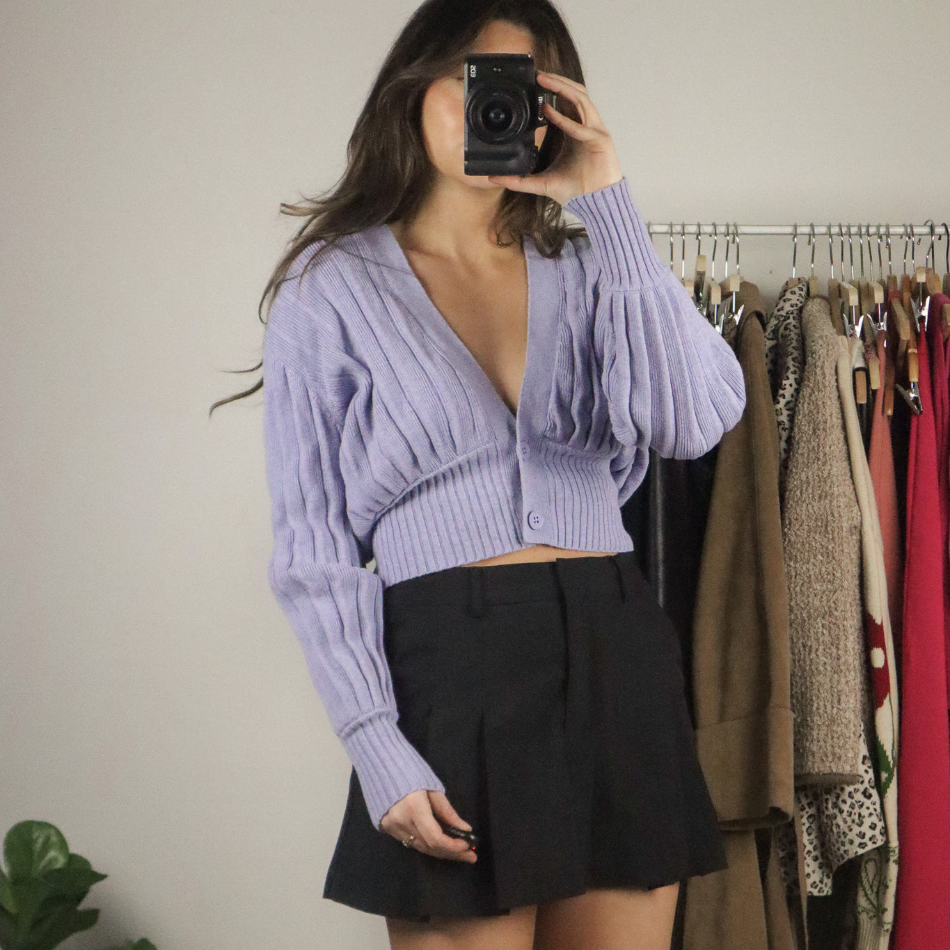 Wilfred x Wool Blend V-Neck Cardi (S)