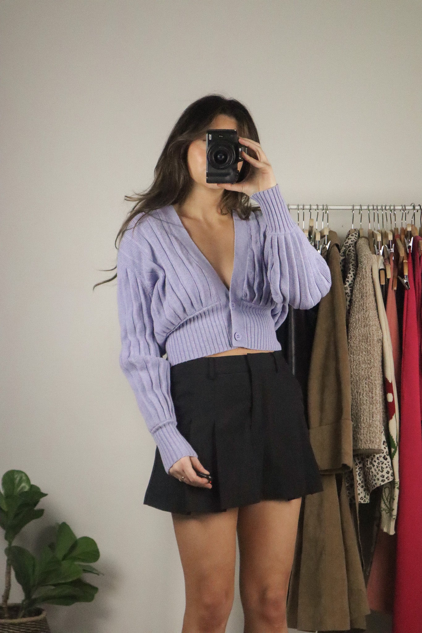 Wilfred x Wool Blend V-Neck Cardi (S)