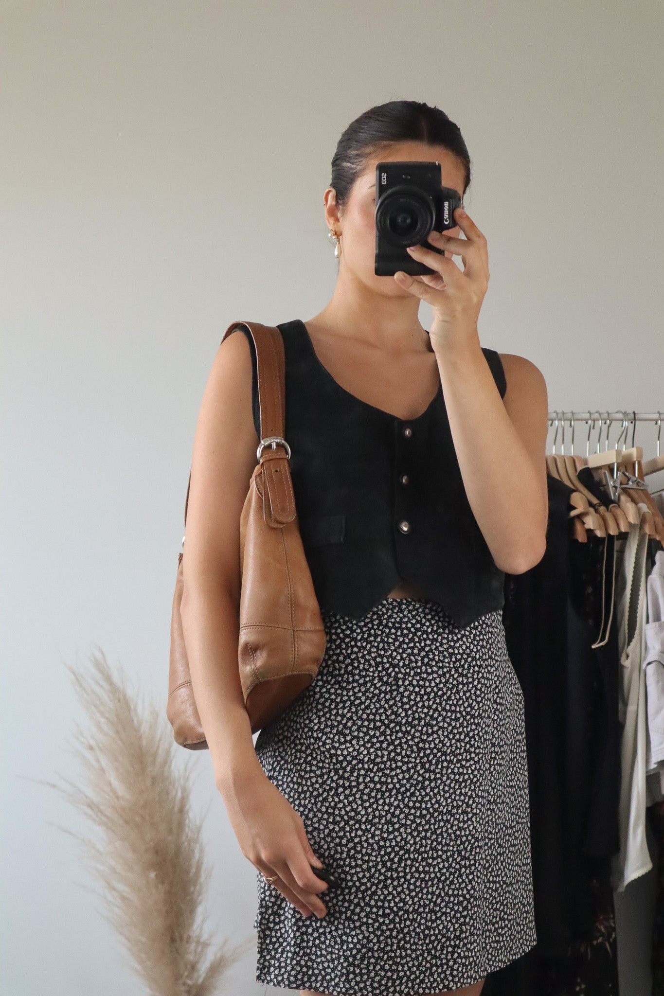 Vintage x Shoulder/Cross-Body Leather Purse