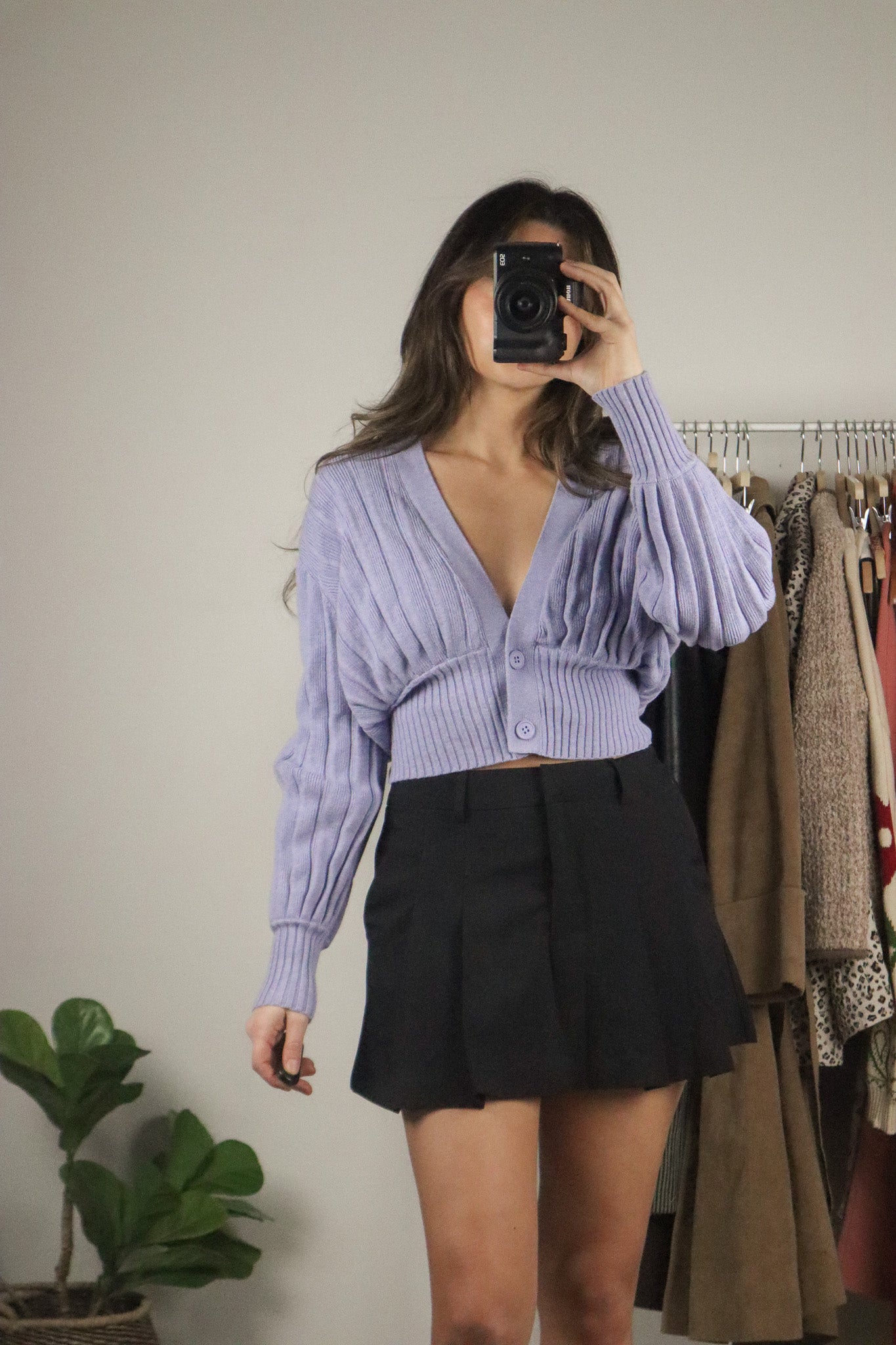 Wilfred x Wool Blend V-Neck Cardi (S)