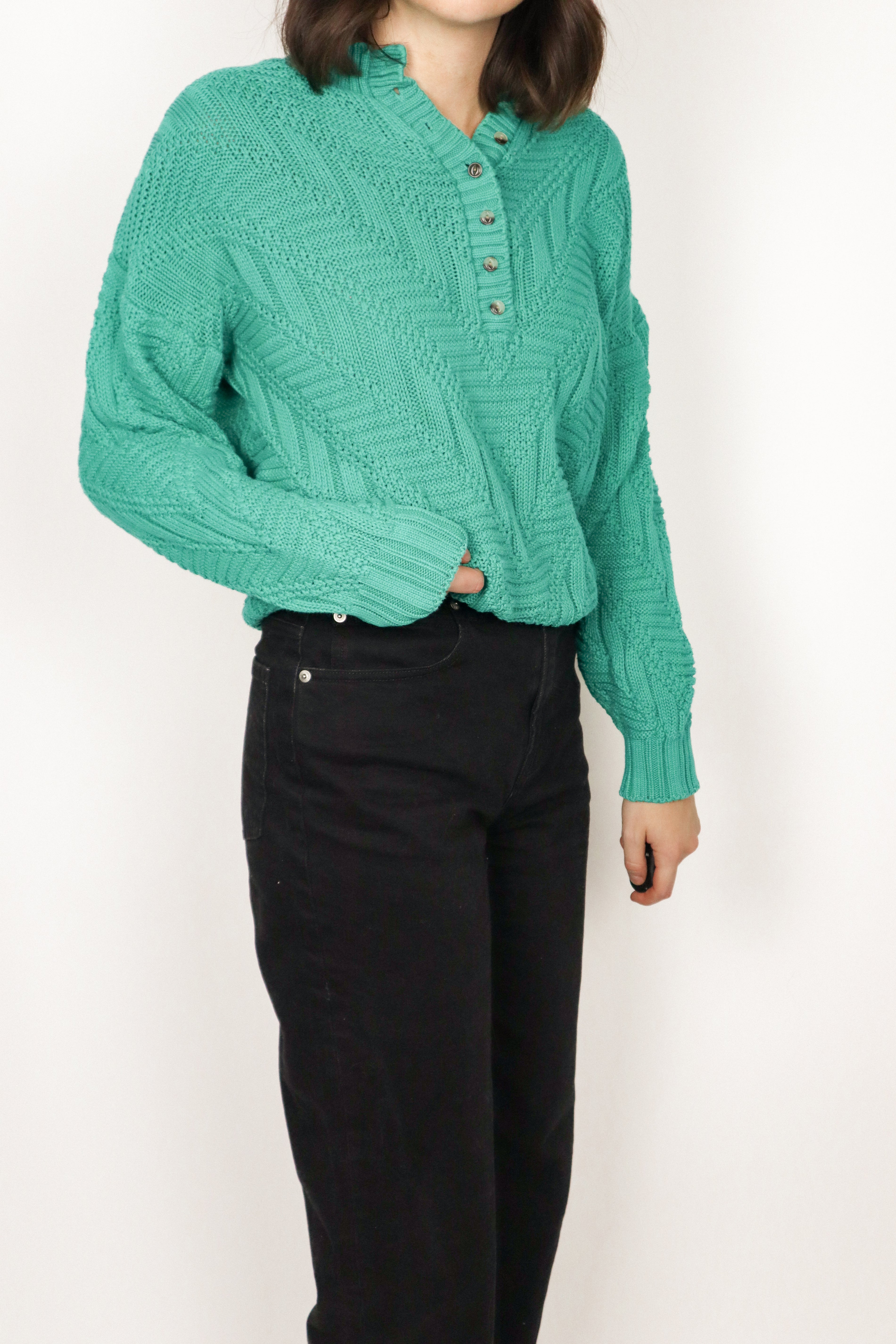 Vintage x Chunky Textured Knit (XS/S)