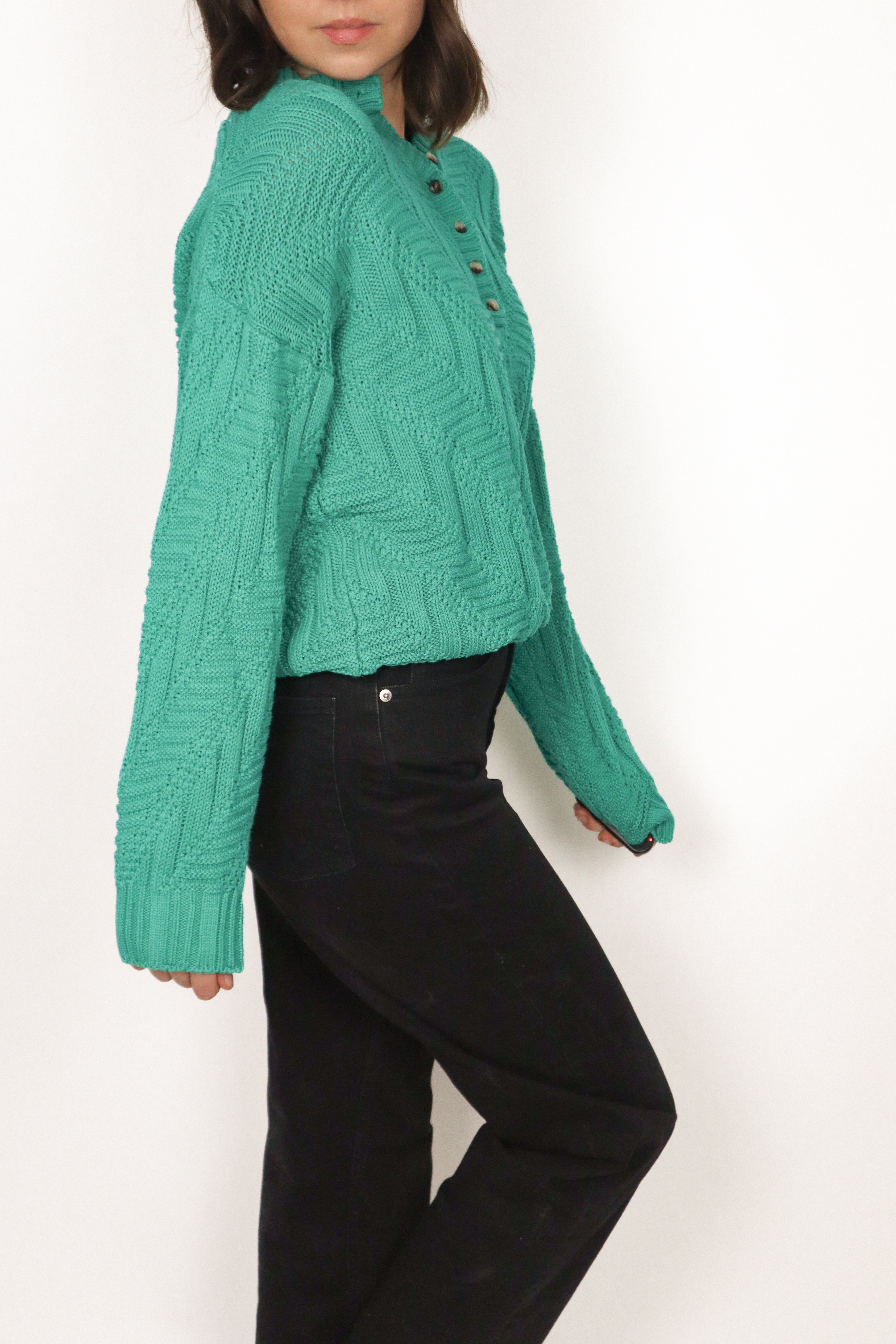 Vintage x Chunky Textured Knit (XS/S)