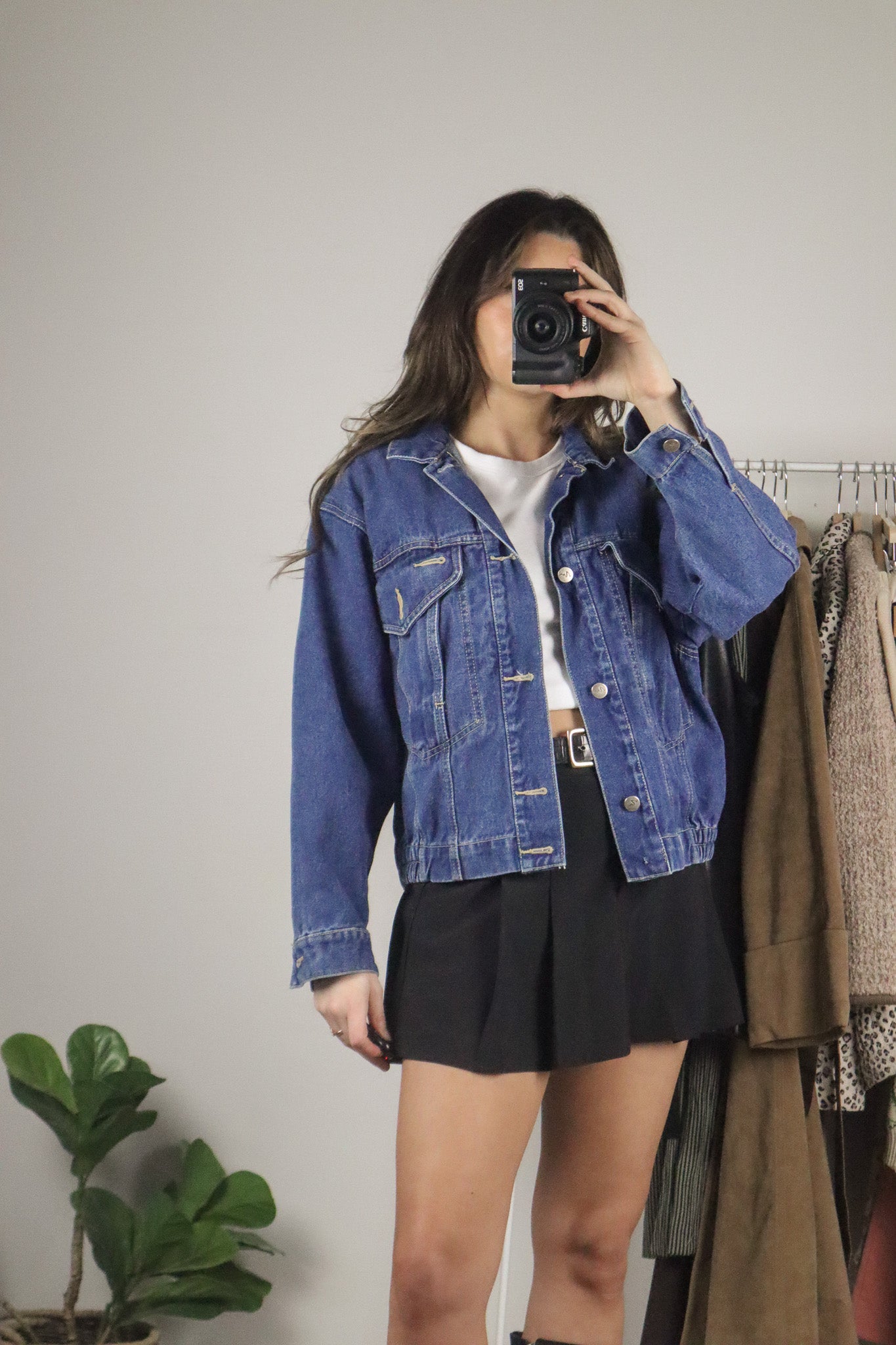 Vintage x Denim Jacket (S/M)