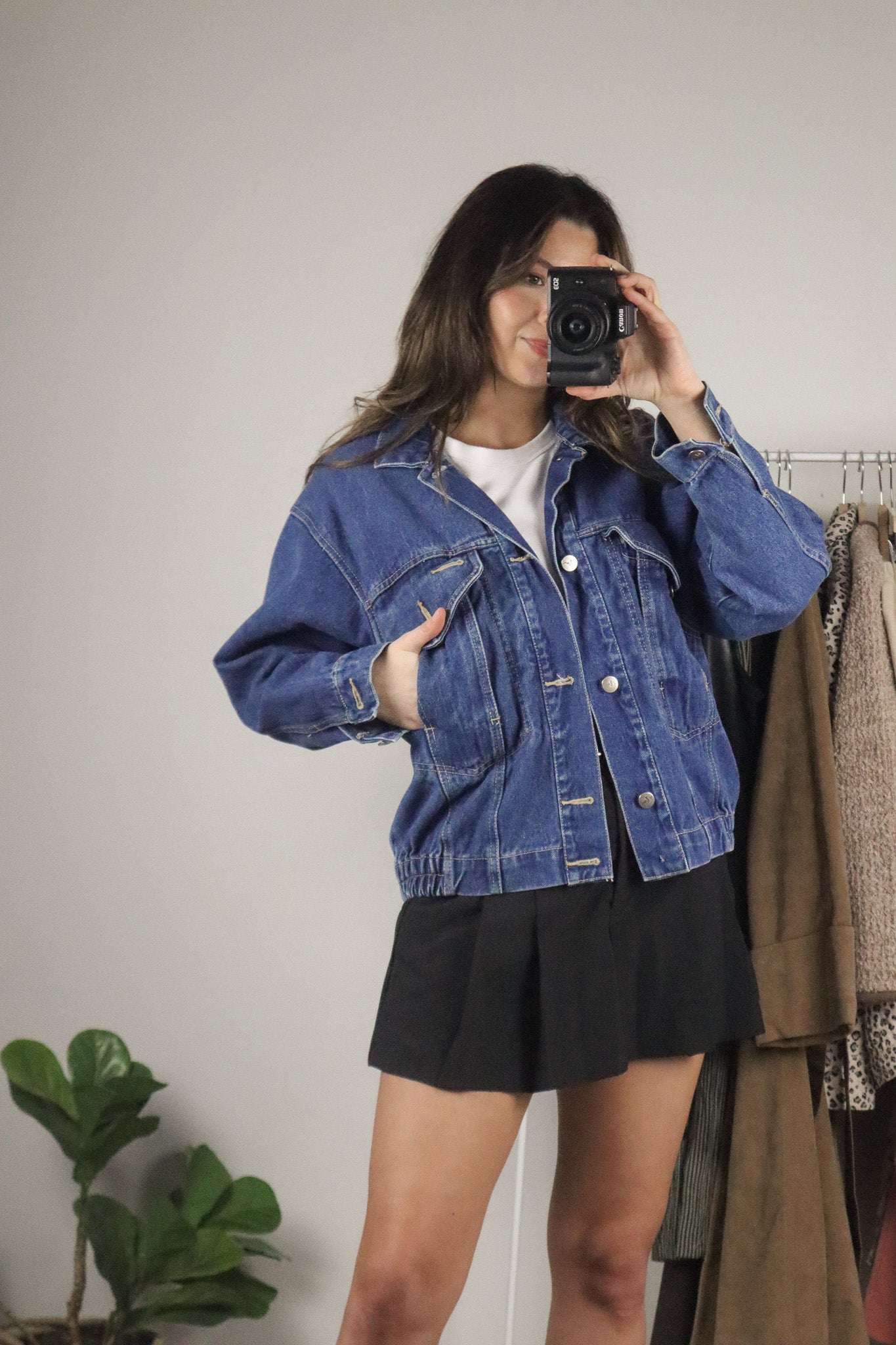 Vintage x Denim Jacket (S/M)