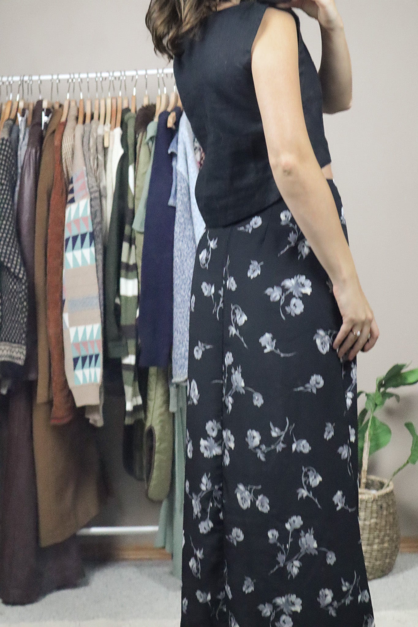 Posse x Linen Cropped Tank (XS)