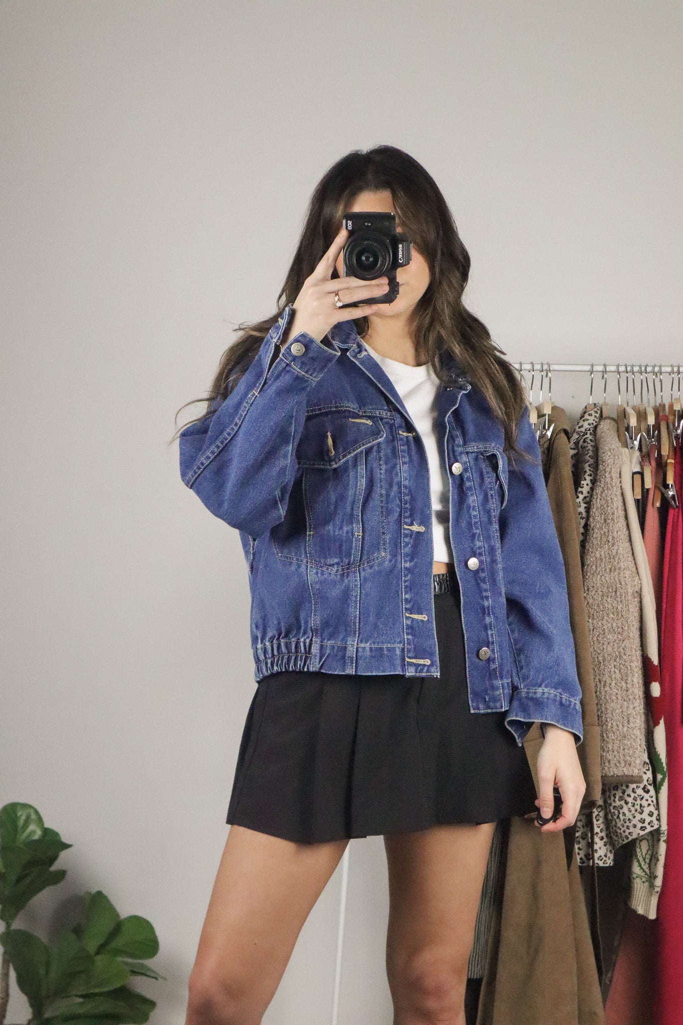 Vintage x Denim Jacket (S/M)