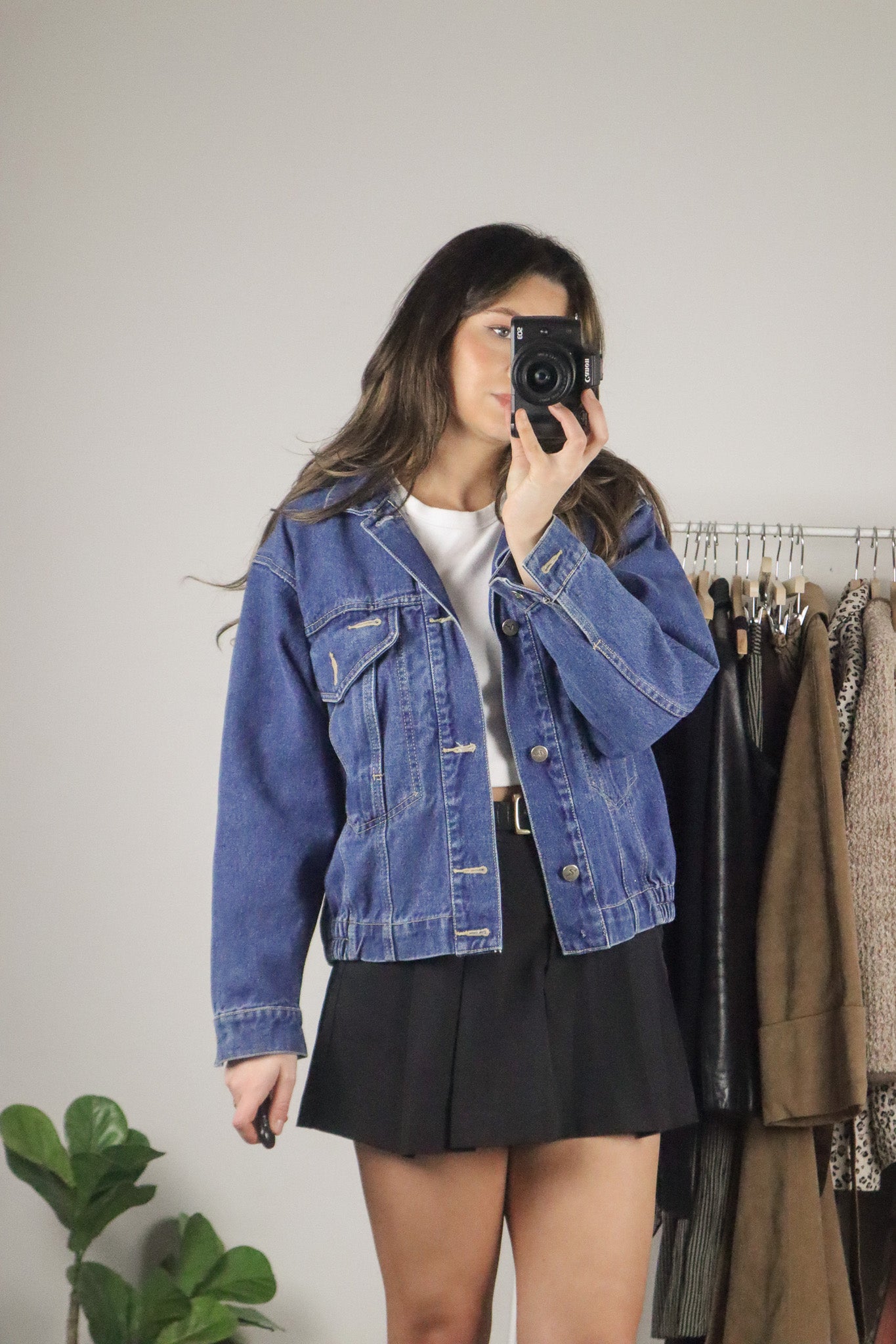 Vintage x Denim Jacket (S/M)