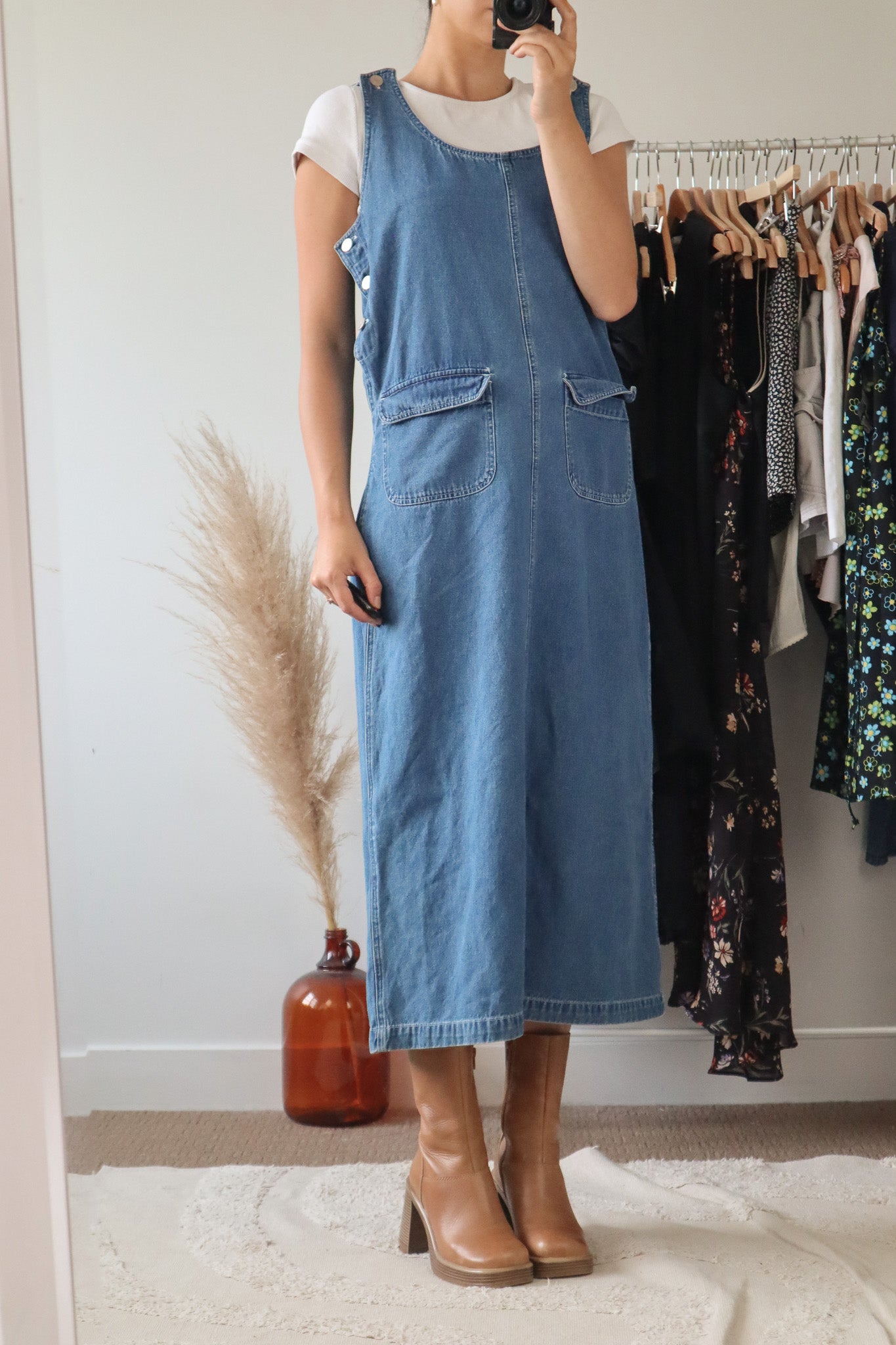 Vintage x Denim Dress (M)