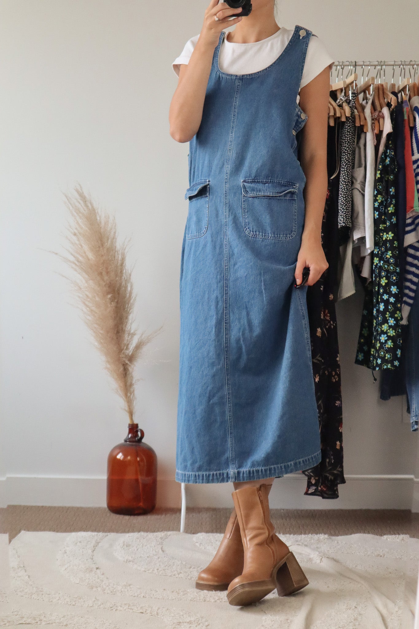 Vintage x Denim Dress (M)