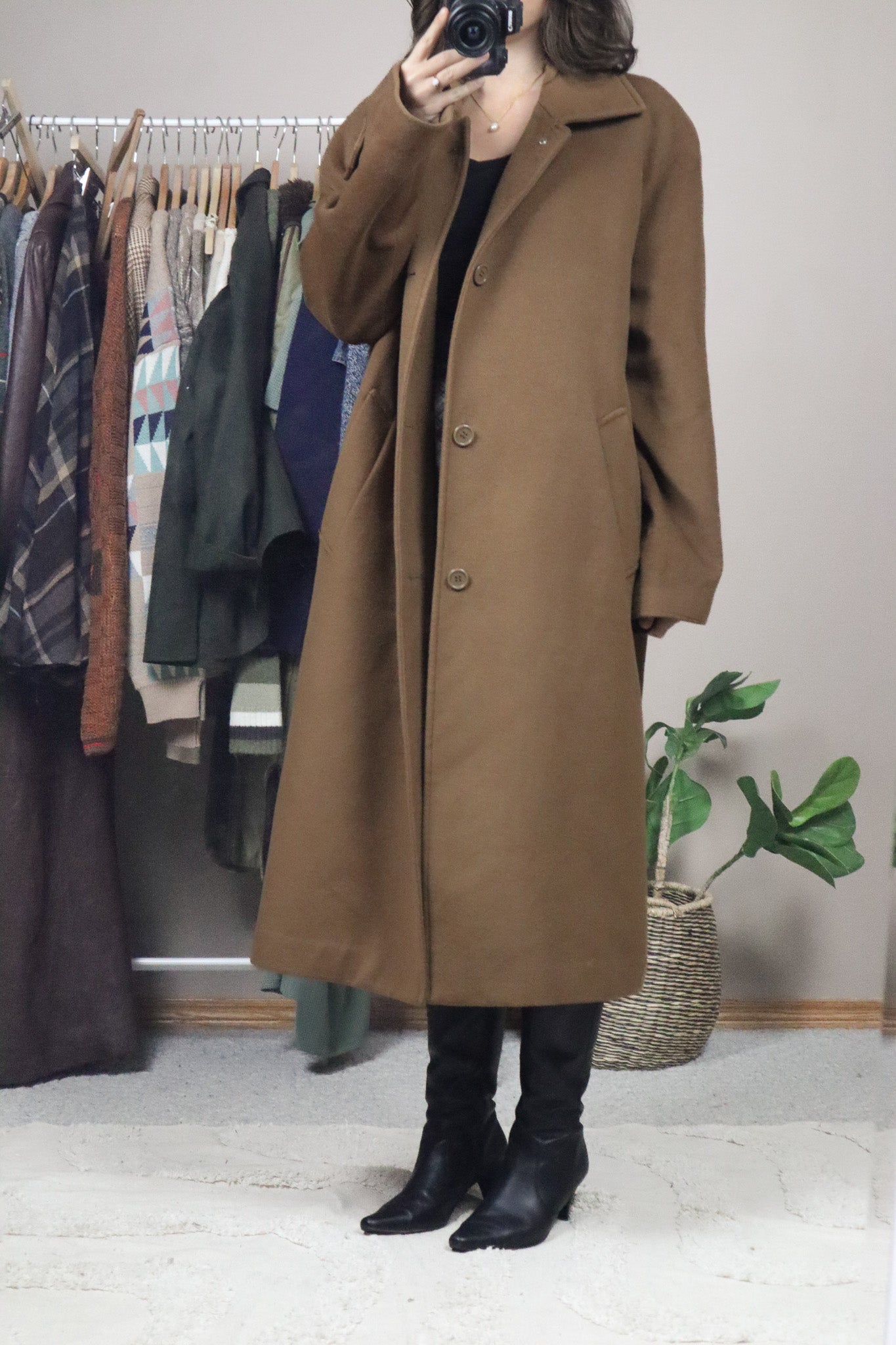 Made in Canada x Vintage x Wool Cashmere Coat (L/XL)