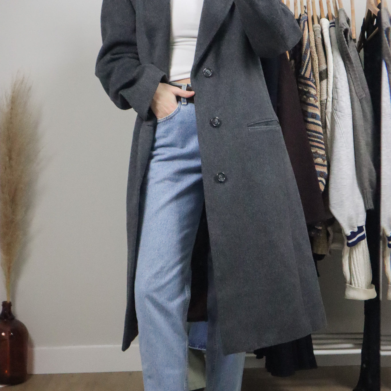 Made in Italy x Vintage x Wool & Cashmere Jacket (M)