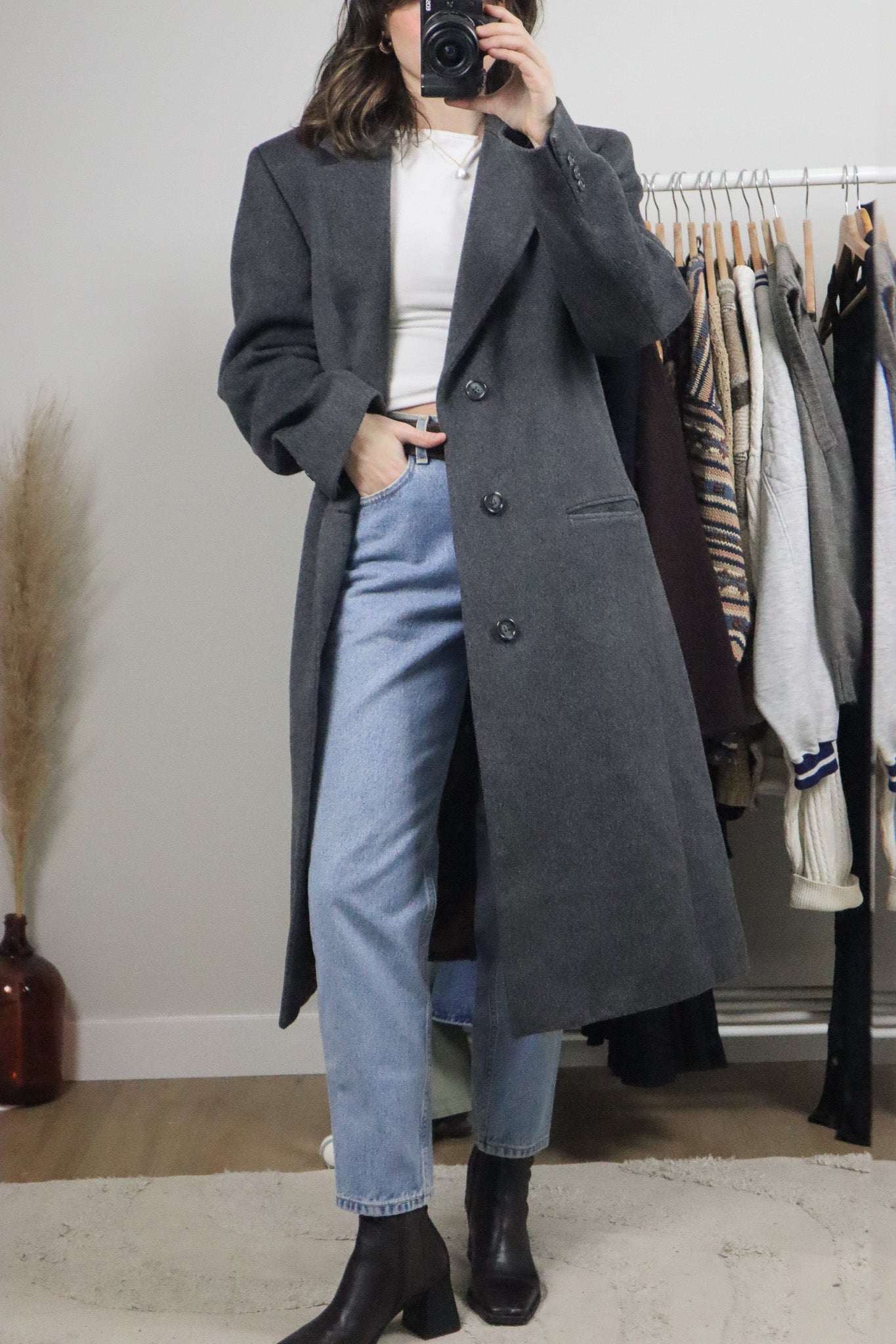 Made in Italy x Vintage x Wool & Cashmere Jacket (M)