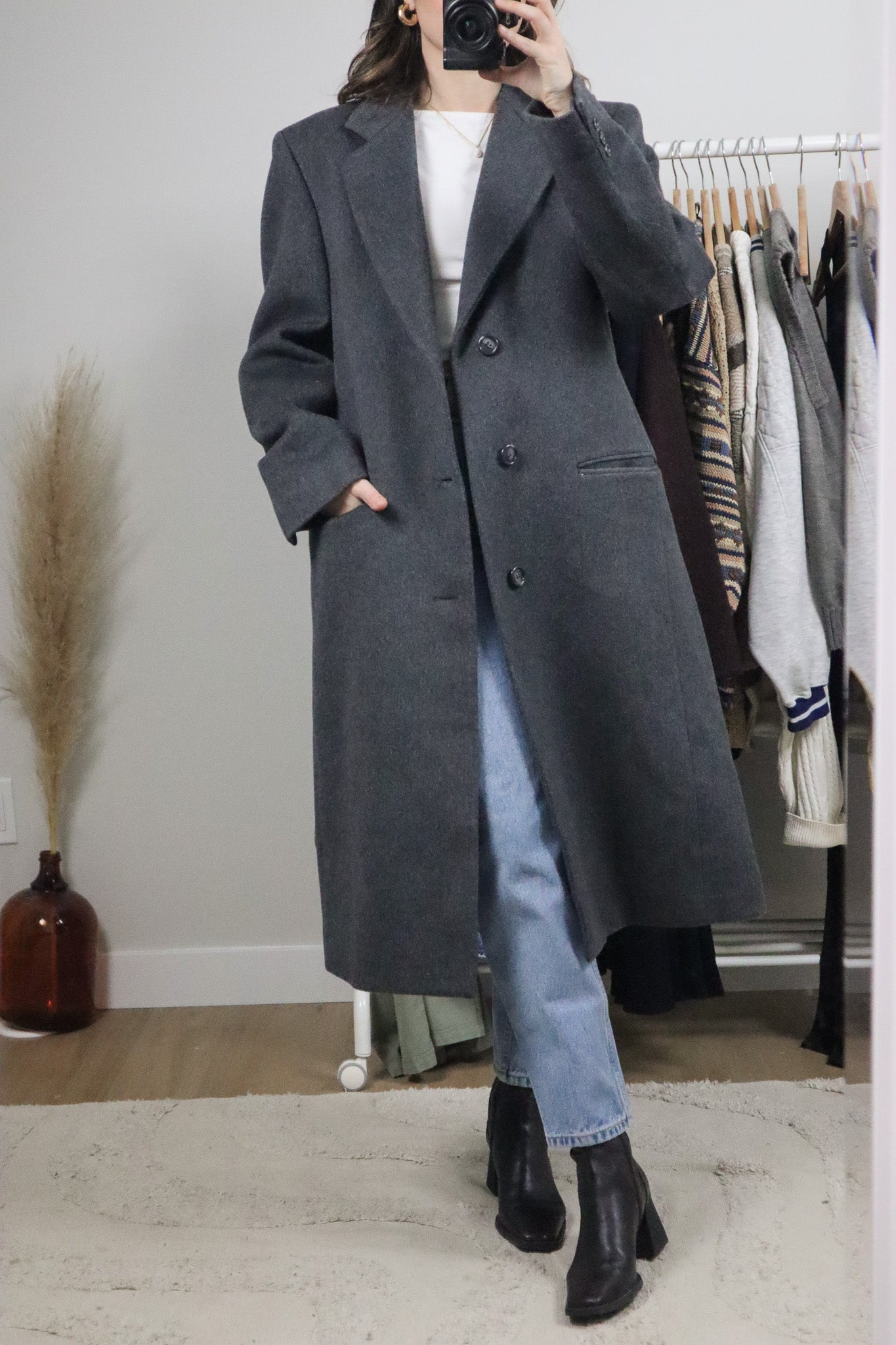 Made in Italy x Vintage x Wool & Cashmere Jacket (M)
